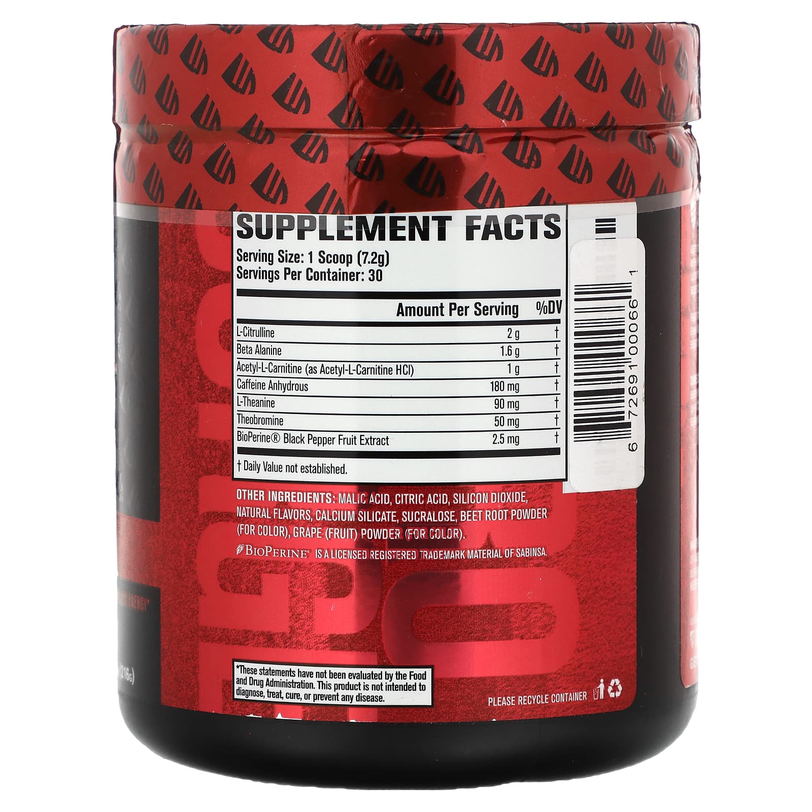 Jacked Factory Nitro Surge Shred Thermogenic Pre-Workout - Image 2