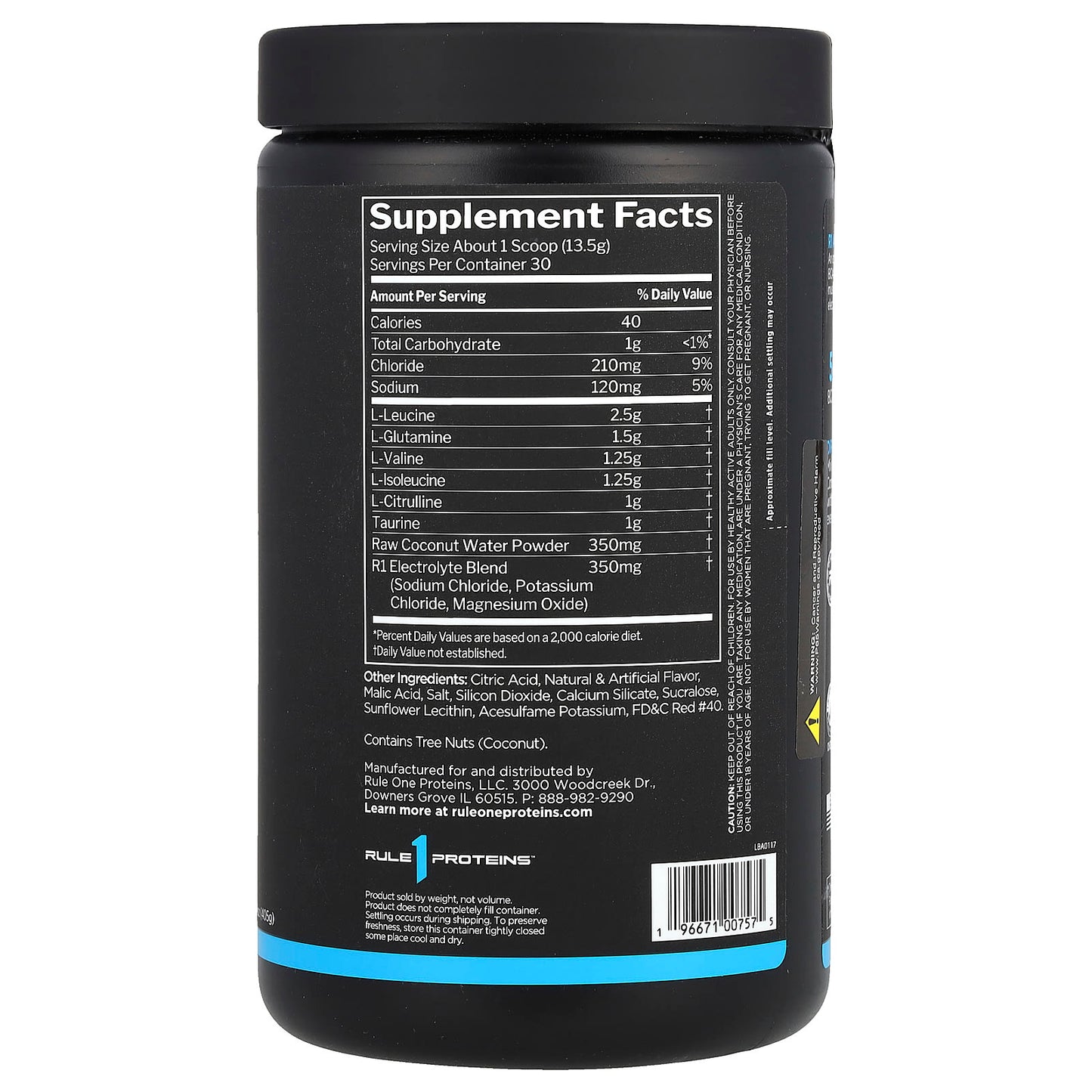 Rule One Proteins, Active BCAA, Fruit Punch, 14.29 oz (405 g) - Image 2