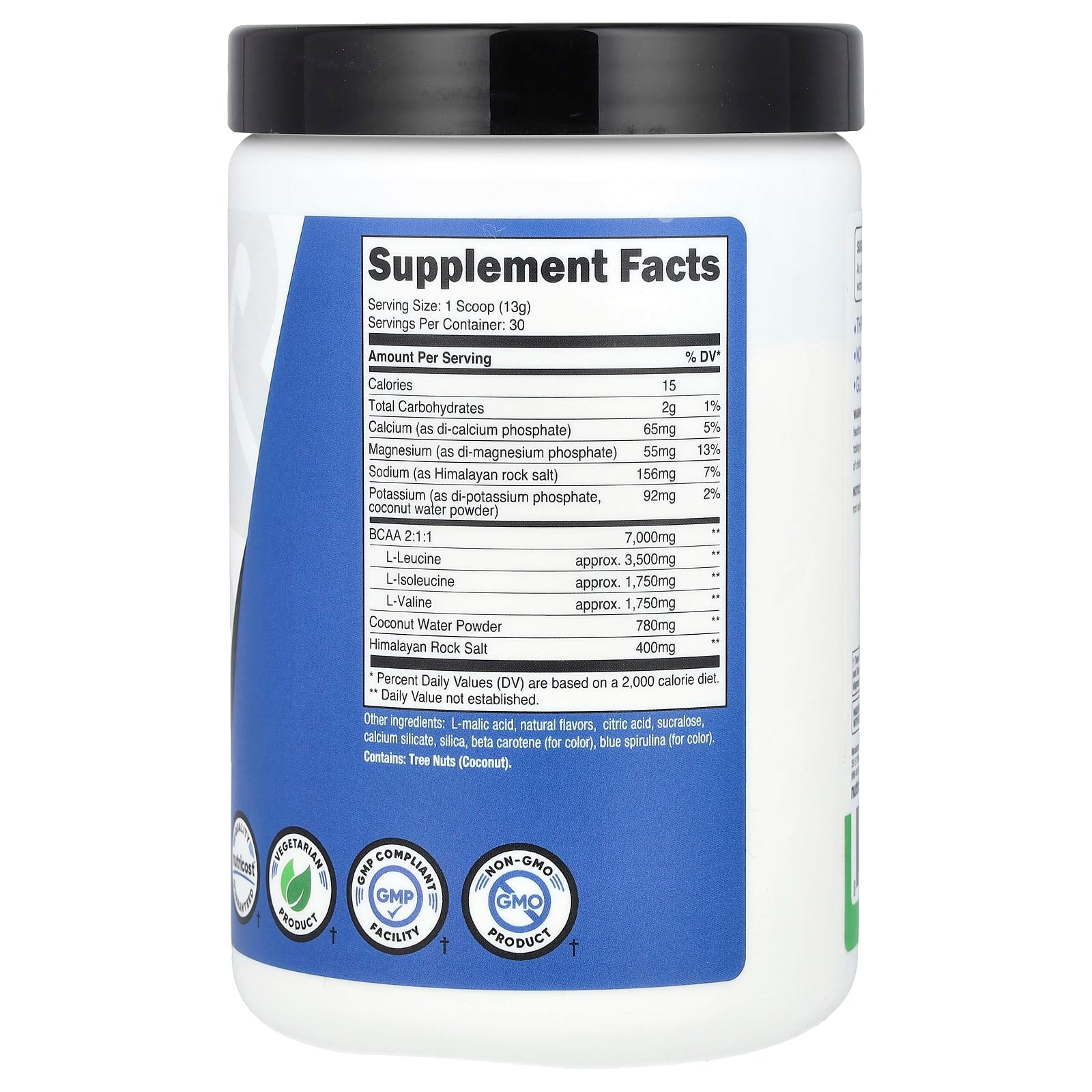 Nutricost, Performance, BCAA+, Green Apple, 13.5 oz (378 g) - Image 2