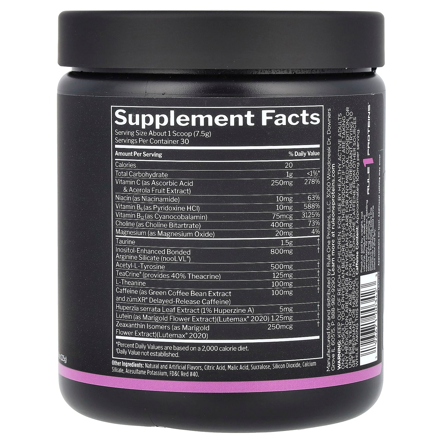 Rule One Proteins, Energized Cognition, Rainbow Candy, 7.94 oz (225 g) - Image 2