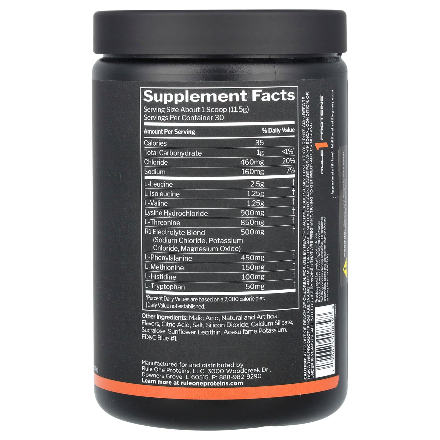 Rule One Proteins, Essential Amino 9, Blue Razz Lemonade, 12.17 oz (345 g) - Image 2