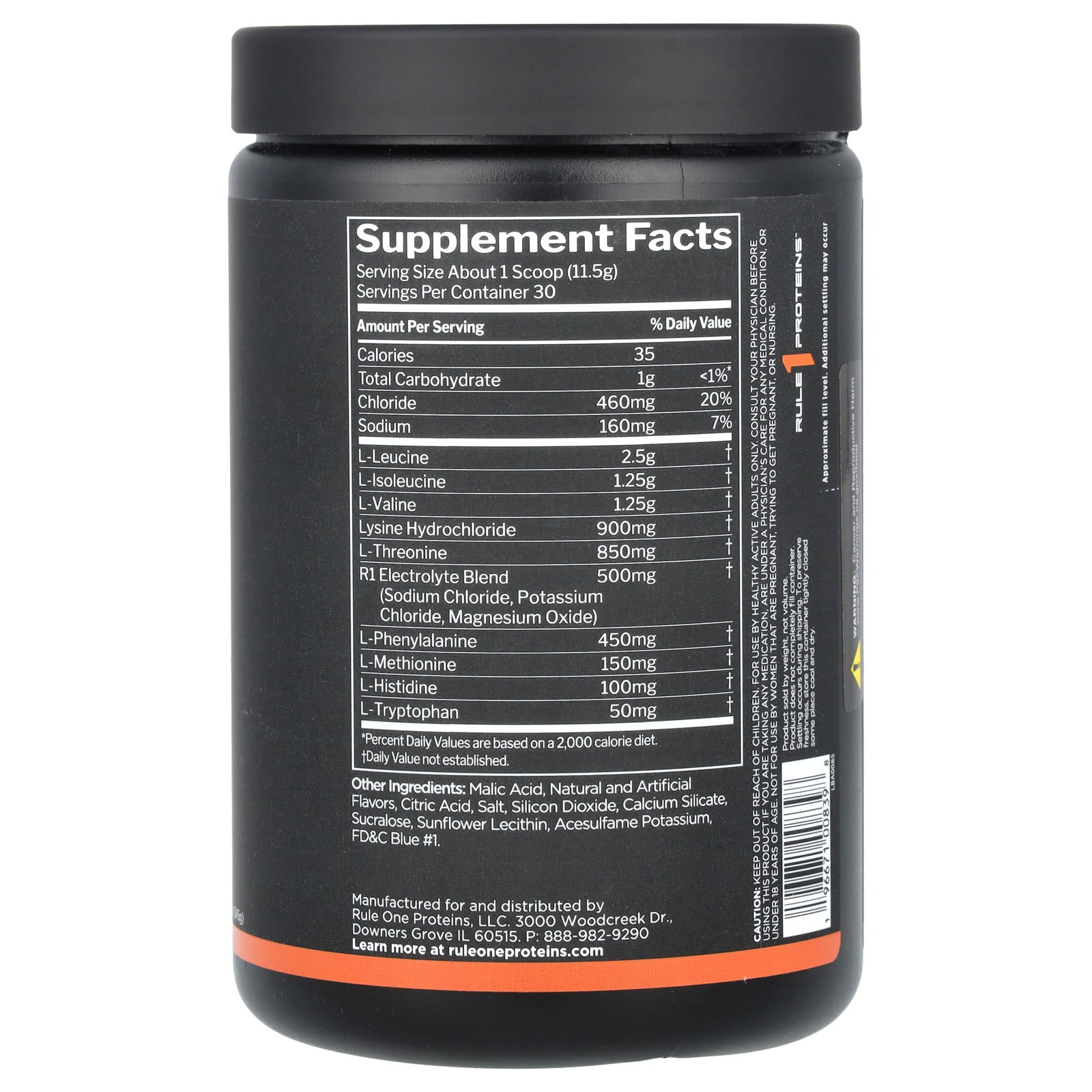 Rule One Proteins, Essential Amino 9, Blue Razz Lemonade, 12.17 oz (345 g) - Image 2