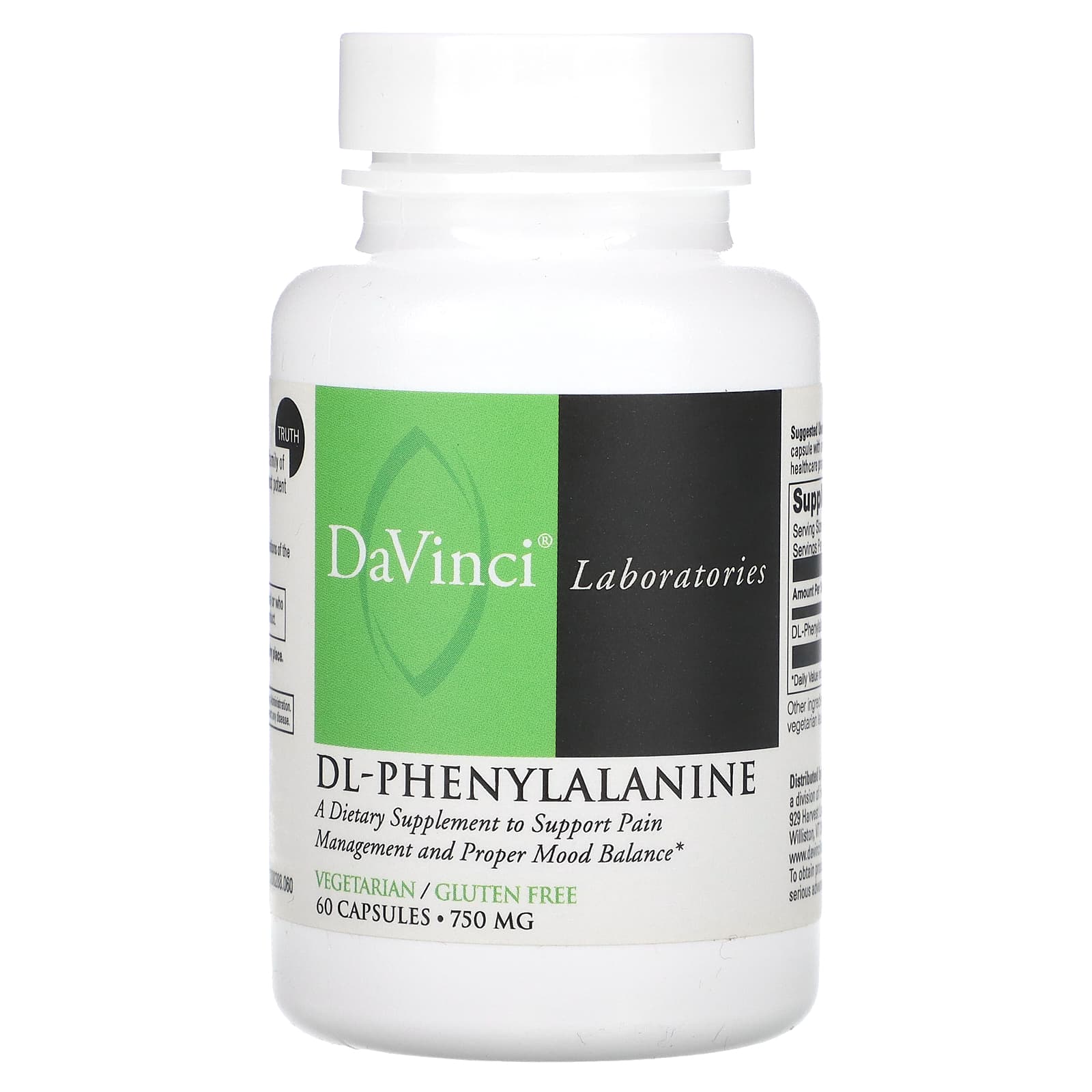 Support Pain Management and Mood Balance with DL-Phenylalanine Capsules - Image 1