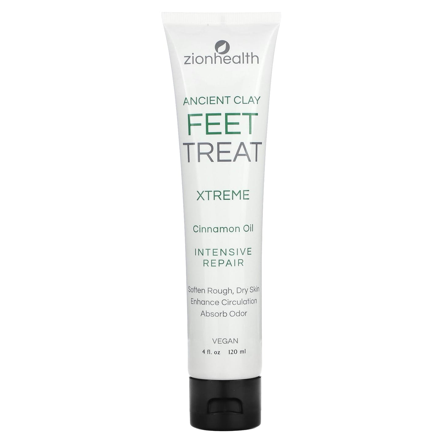 Zion Health, Ancient Clay,  FeetTreat Xtreme, Cinnamon Oil, 4 fl oz (120 ml) - Image 1