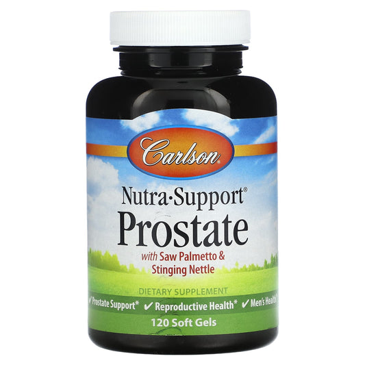 Carlson Nutra-Support Prostate Support Supplement 120 Soft Gels - Image 1
