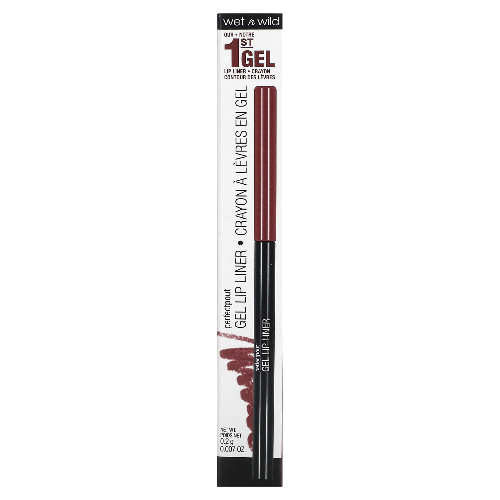wet n wild, PerfectPout, Gel Lip Liner, 657A Plum Together, 0.007 oz (0.2 g) - Image 2