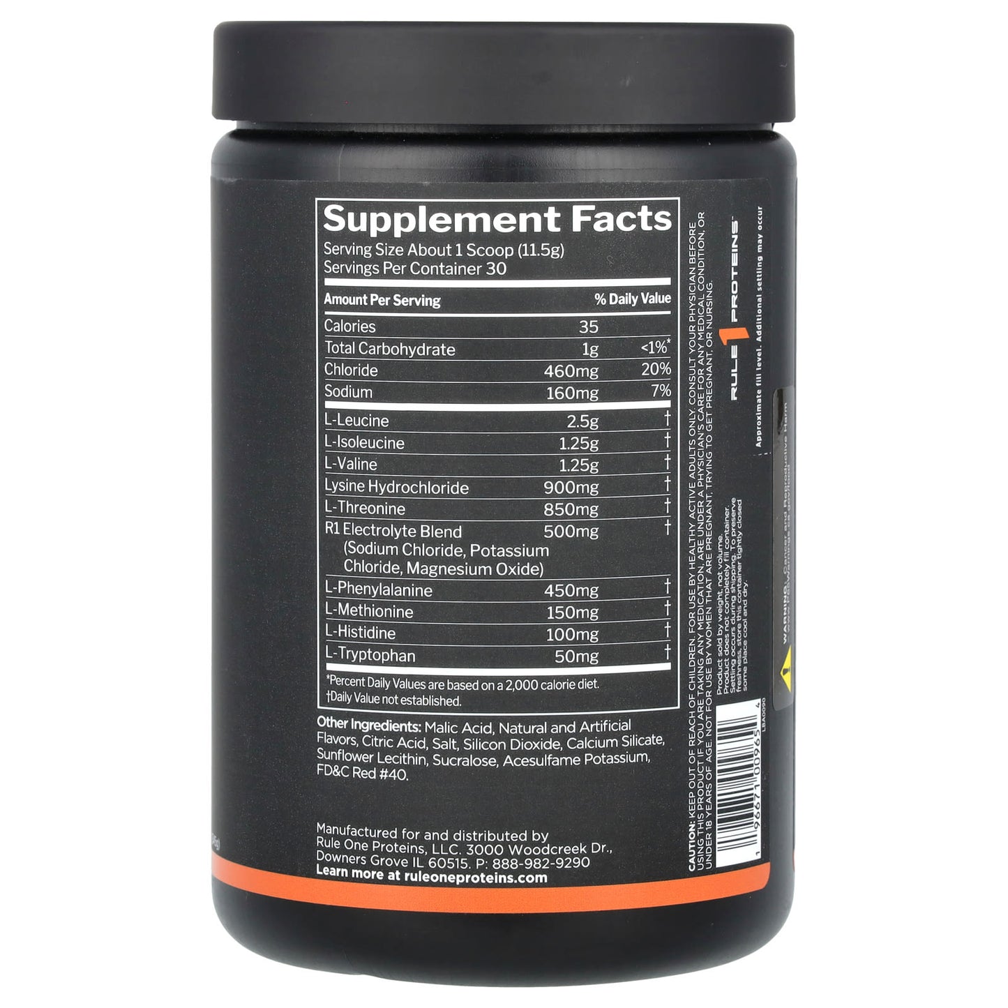 Rule One Proteins, Essential Amino 9, Sour Watermelon, 12.17 oz (345 g) - Image 2