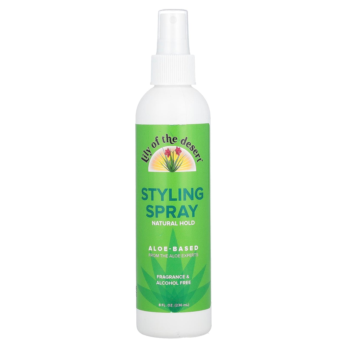 Lily of the Desert, Styling Spray, Natural Hold, Fragrance Free, 8 fl oz (236 ml) - Image 1