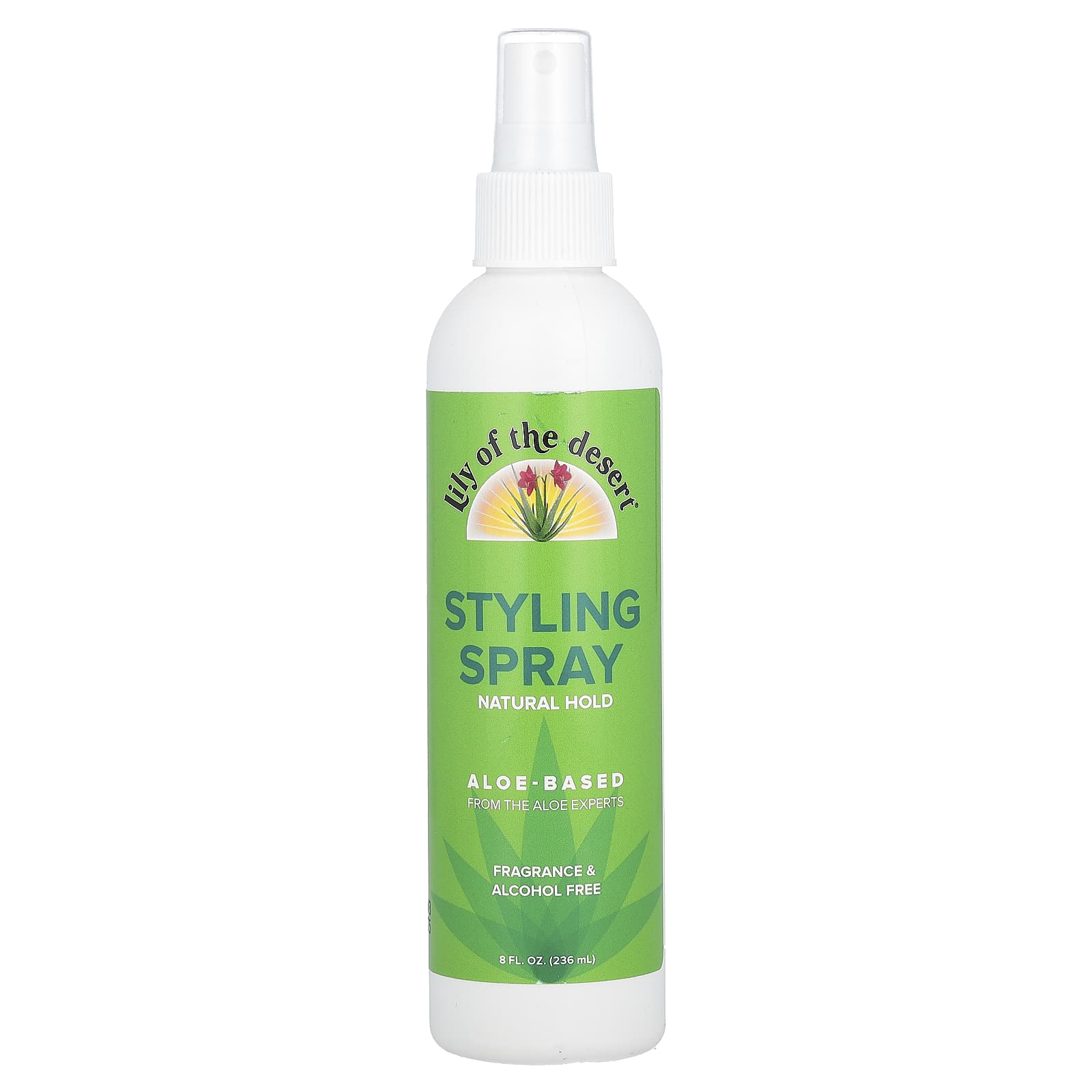 Lily of the Desert, Styling Spray, Natural Hold, Fragrance Free, 8 fl oz (236 ml) - Image 1