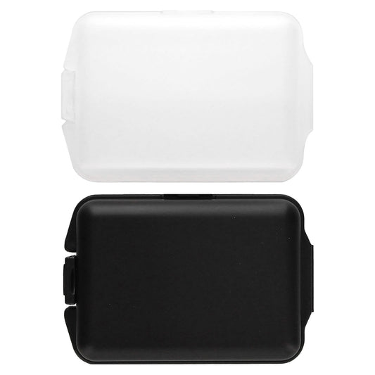Ezy Dose Solid Medication Dispenser, Black & White, 2 Count - Image 1