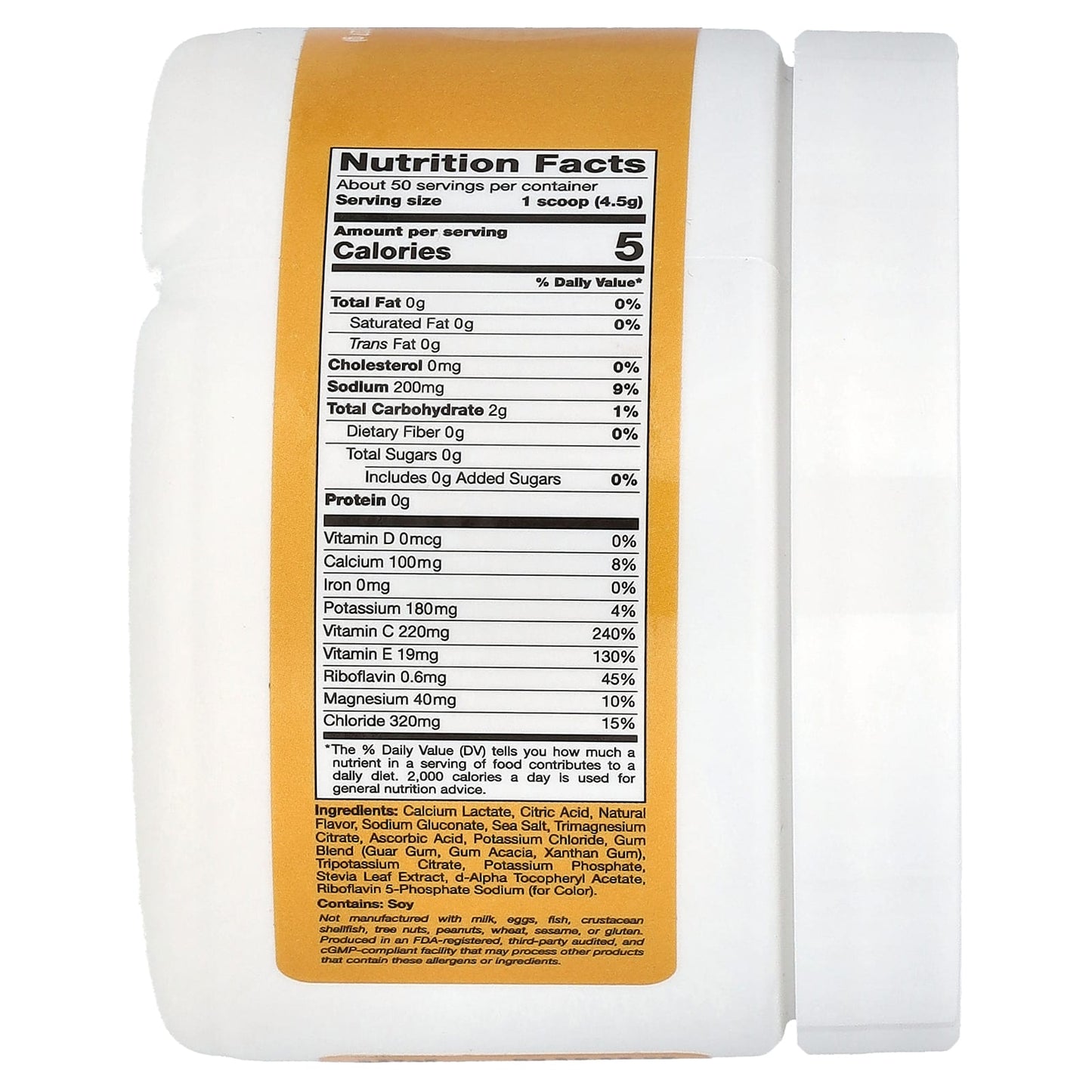 Electrolyte Drink Mix for Hydration and Energy with Vitamins and Minerals by California Gold Nutrition - Image 2