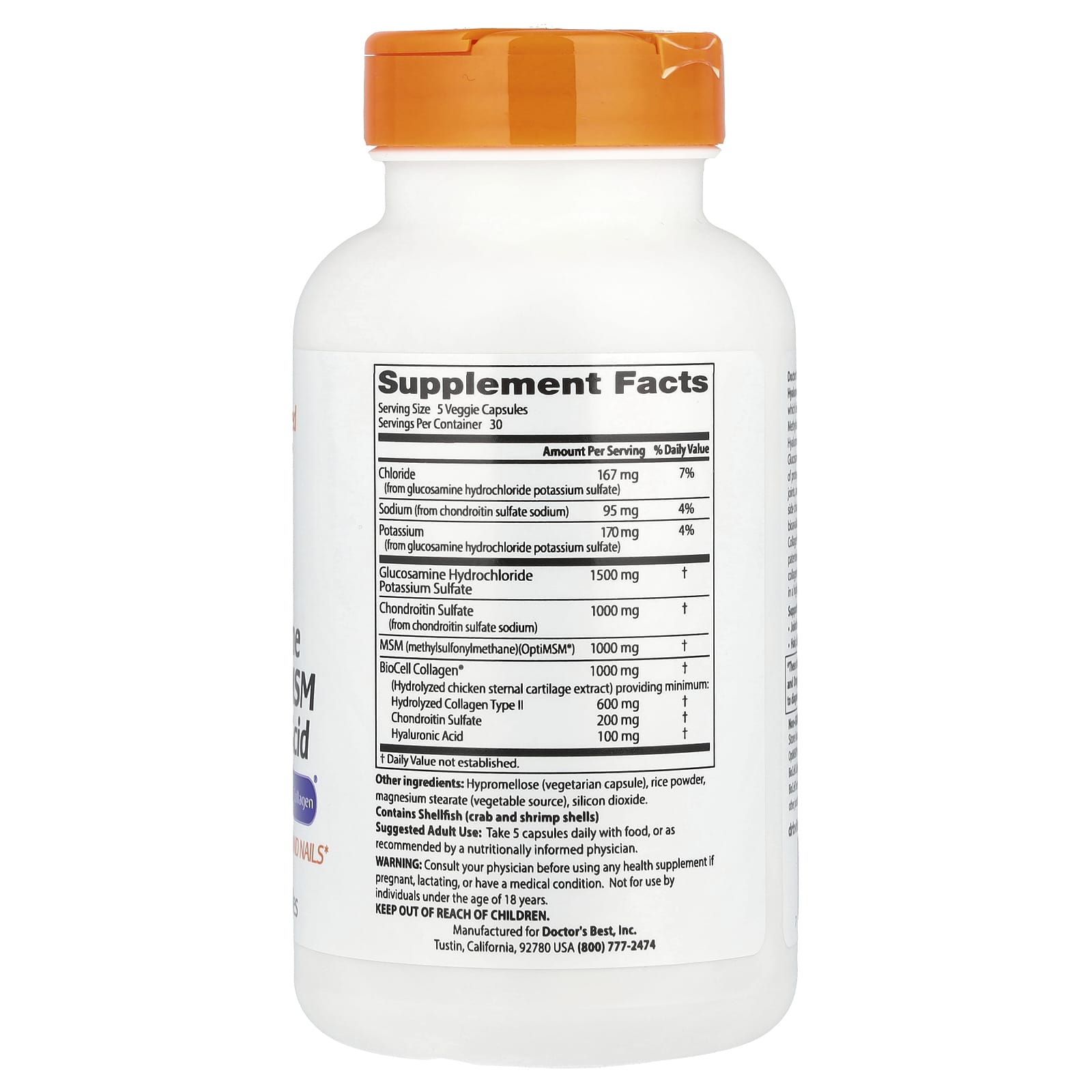 Joint Health & Skin Support with Doctor's Best Glucosamine Chondroitin - Image 2