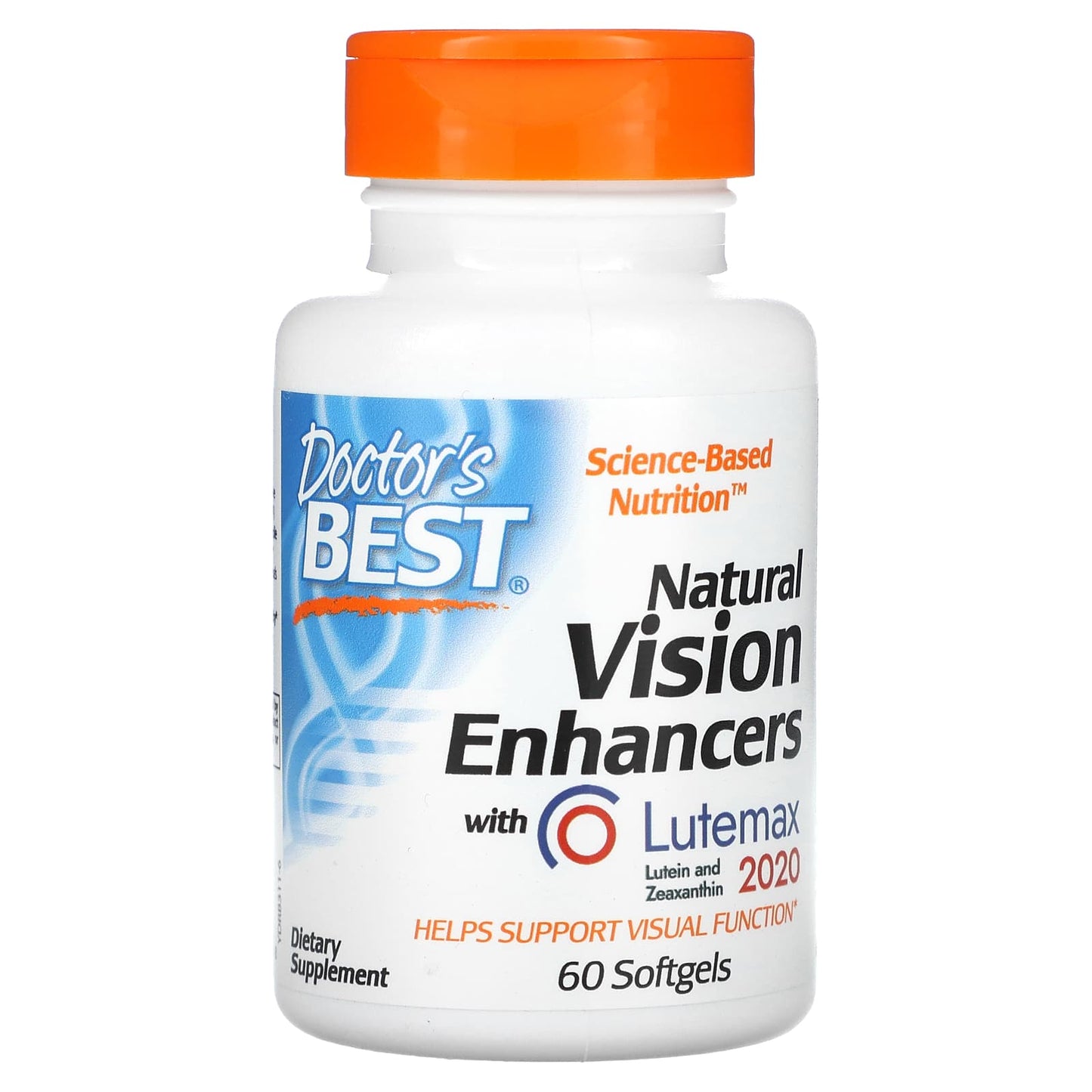 Natural Vision Enhancers with Lutemax 2020, 60 Softgels - Doctor's Best - Image 1
