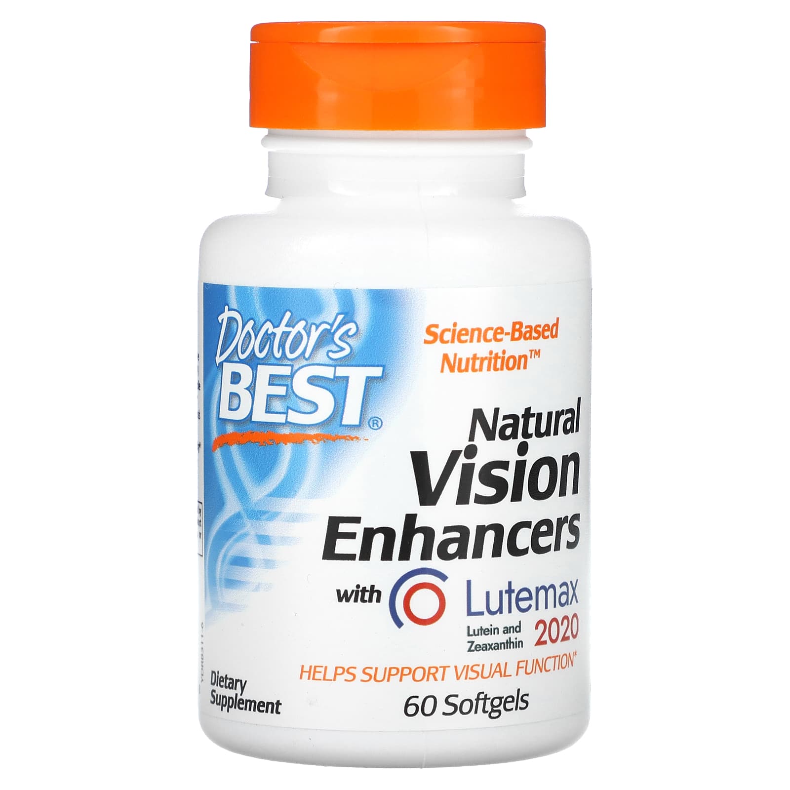 Natural Vision Enhancers with Lutemax 2020, 60 Softgels - Doctor's Best - Image 1