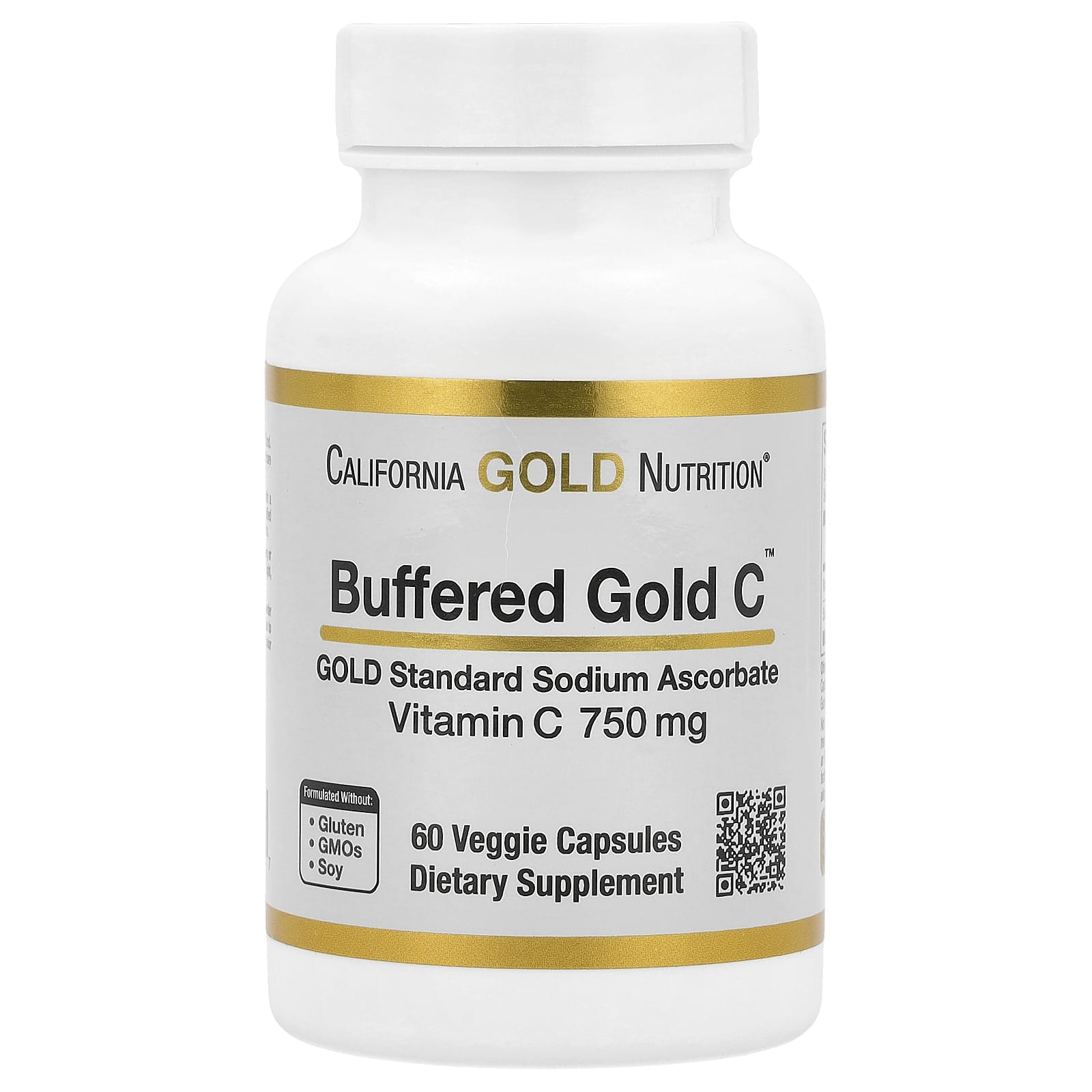 Vitamin C Supplement - Buffered Gold C | California Gold Nutrition - Image 1