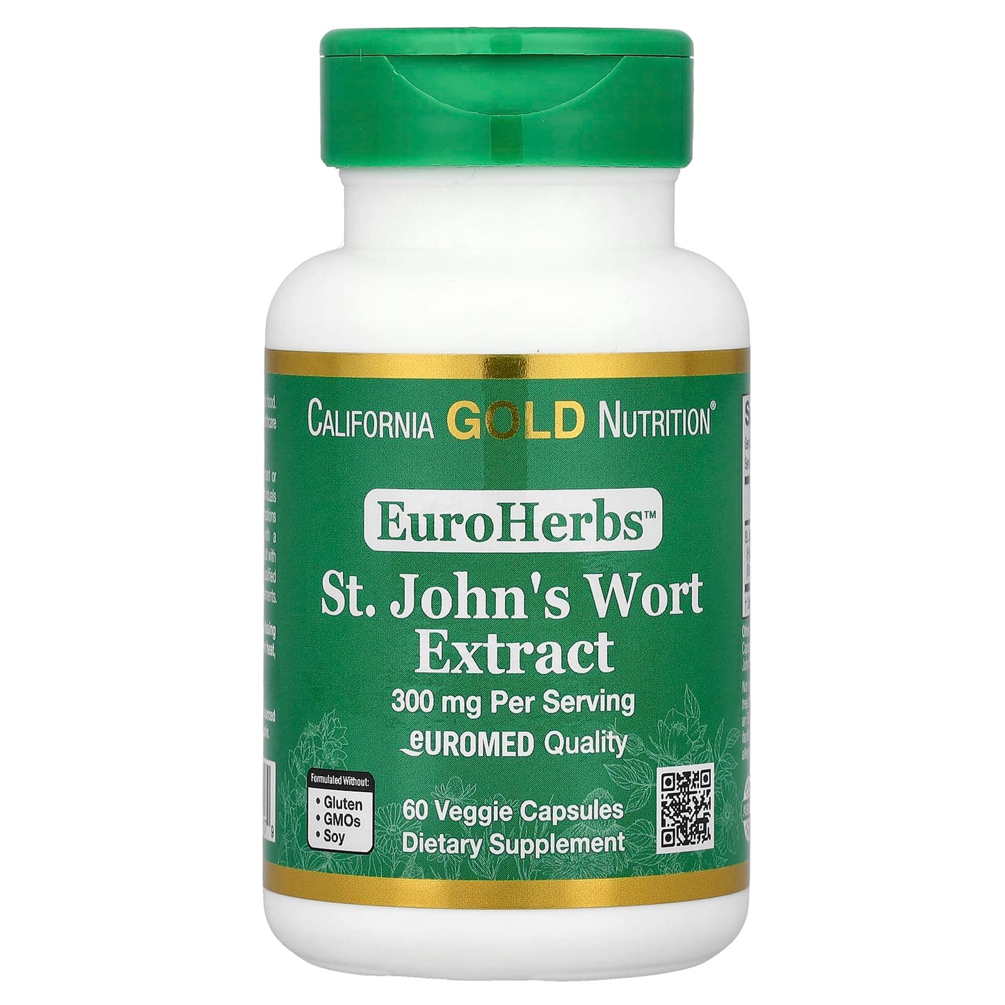 California Gold Nutrition St. John's Wort Supplement for Emotional Balance - Image 1