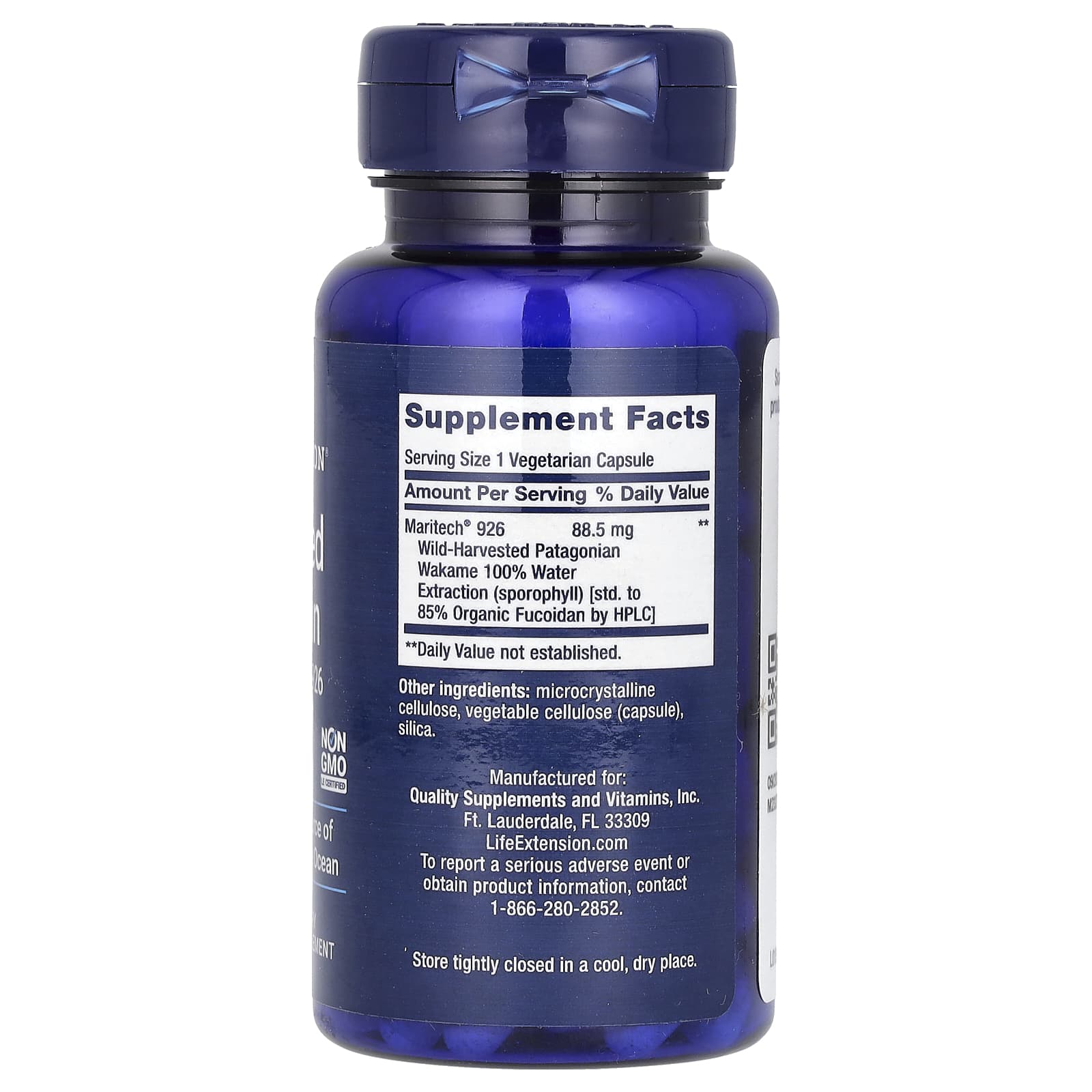 Life Extension, Optimized Fucoidan with Maritech 926, 60 Vegetarian Capsules - Image 2