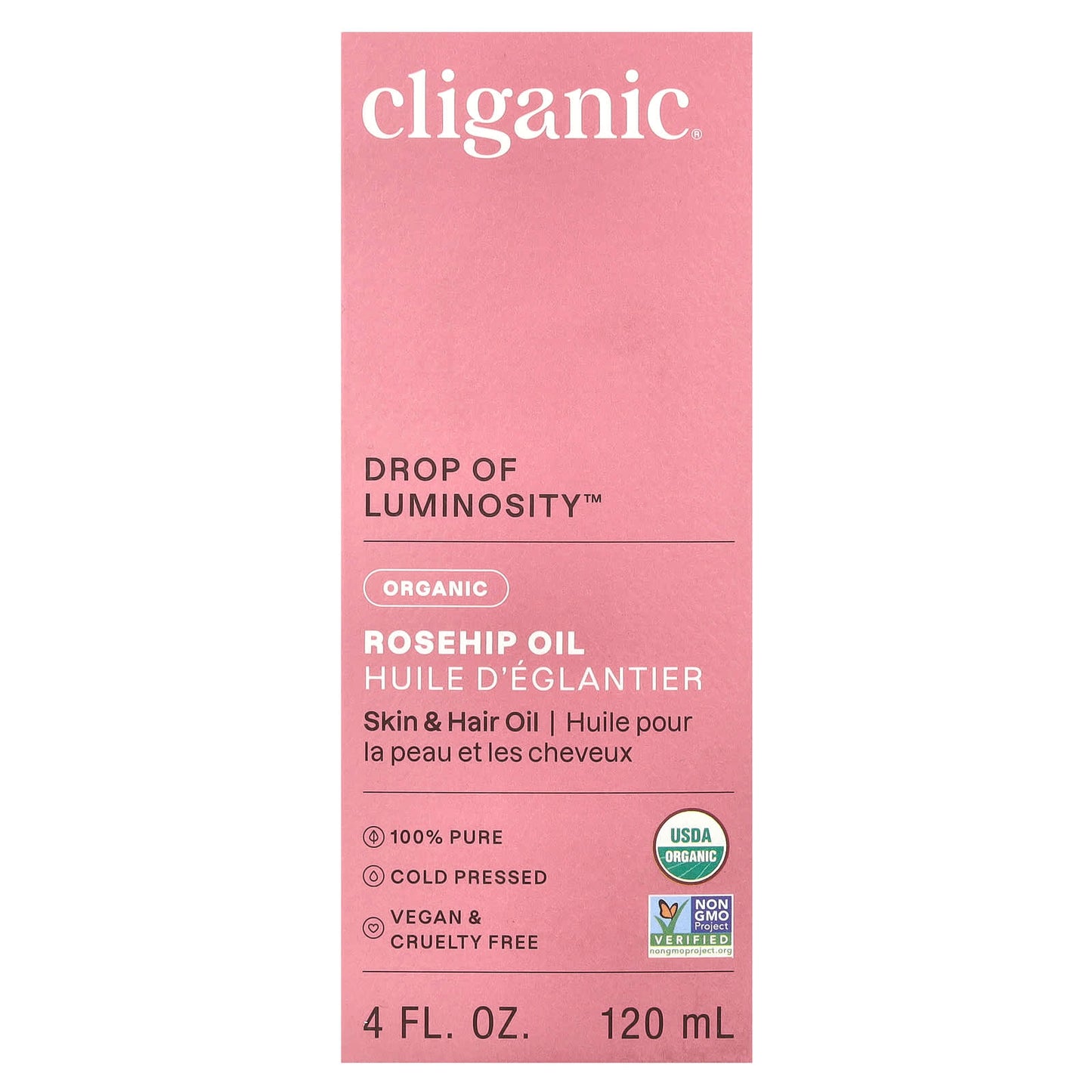 Certified Organic Rosehip Oil for Glowing Skin & Hair - Image 2