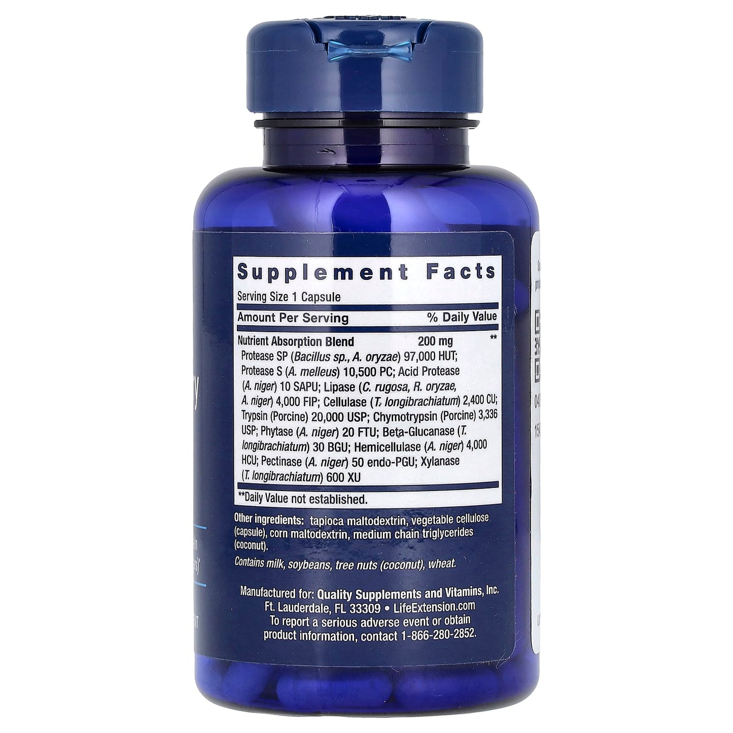 Life Extension, Extraordinary Enzymes, 60 Capsules - Image 2