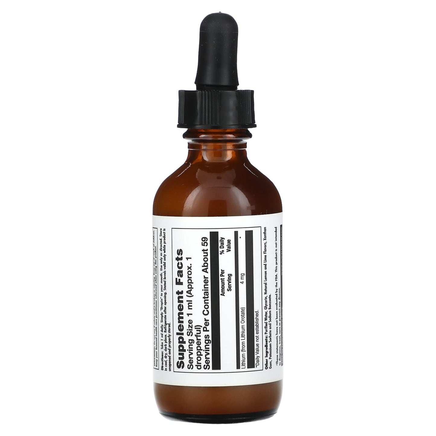 Lithium Orotate Drops for Mood Support by KAL - Natural Calming Supplement - Image 2