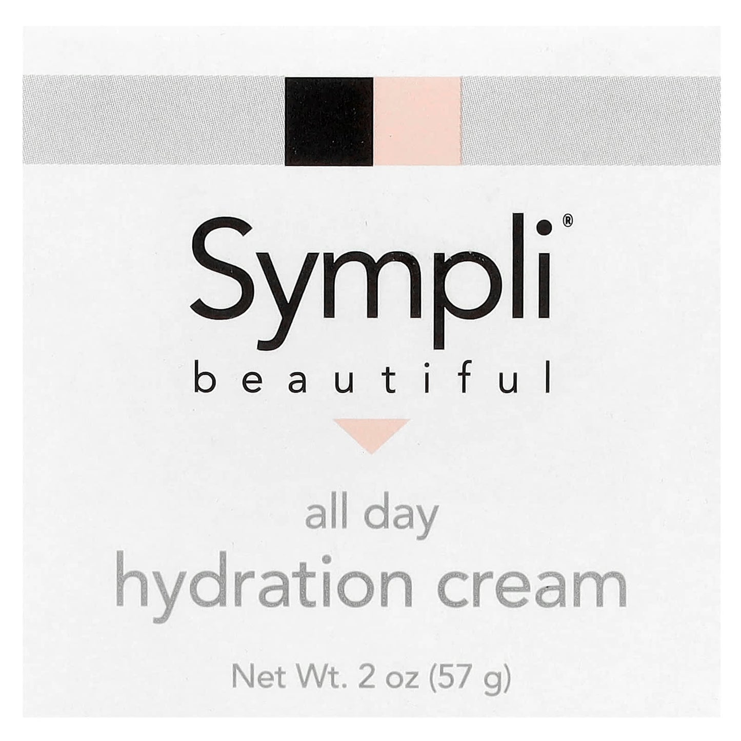Sympli Beautiful All Day Hydration Cream, 2 oz (57 g) | Non-Greasy Moisturizer - Image 2