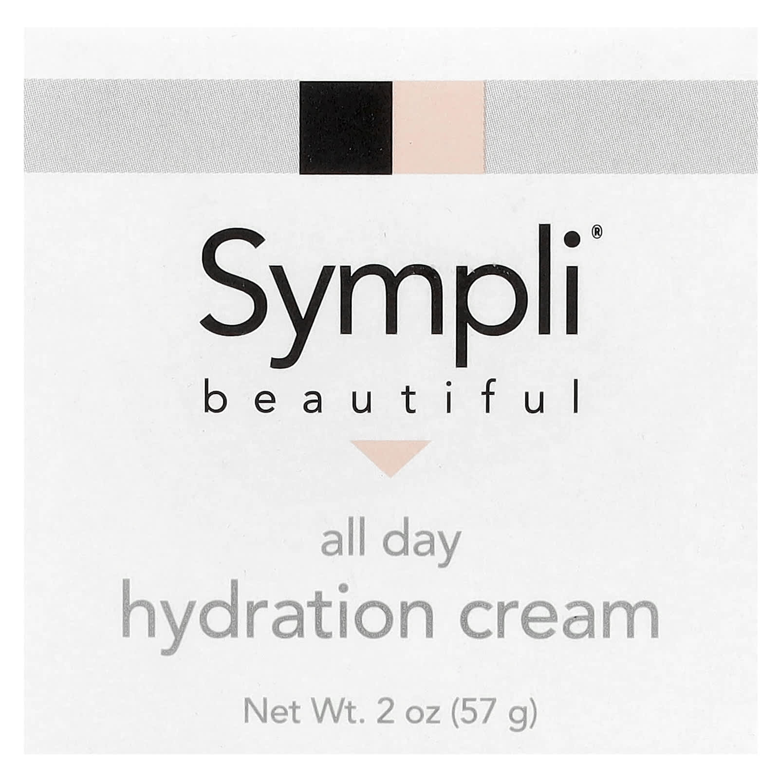 Sympli Beautiful All Day Hydration Cream, 2 oz (57 g) | Non-Greasy Moisturizer - Image 2