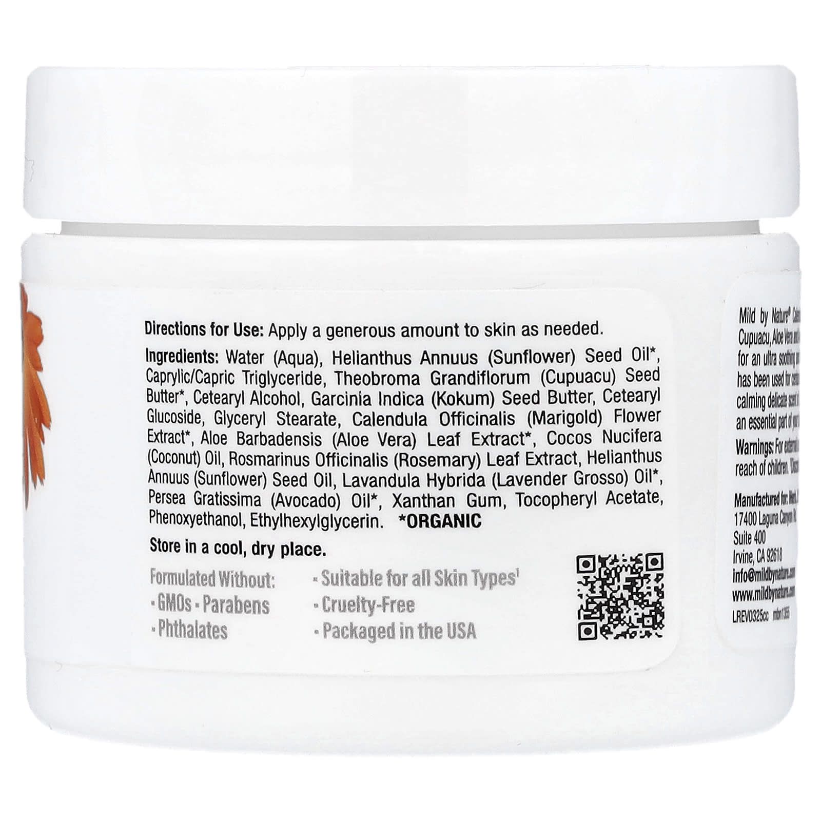 Calendula Cream, Soothing & Moisturizing for All Skin Types - Image 2