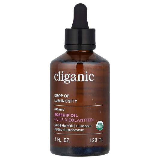 Certified Organic Rosehip Oil for Glowing Skin & Hair - Image 1