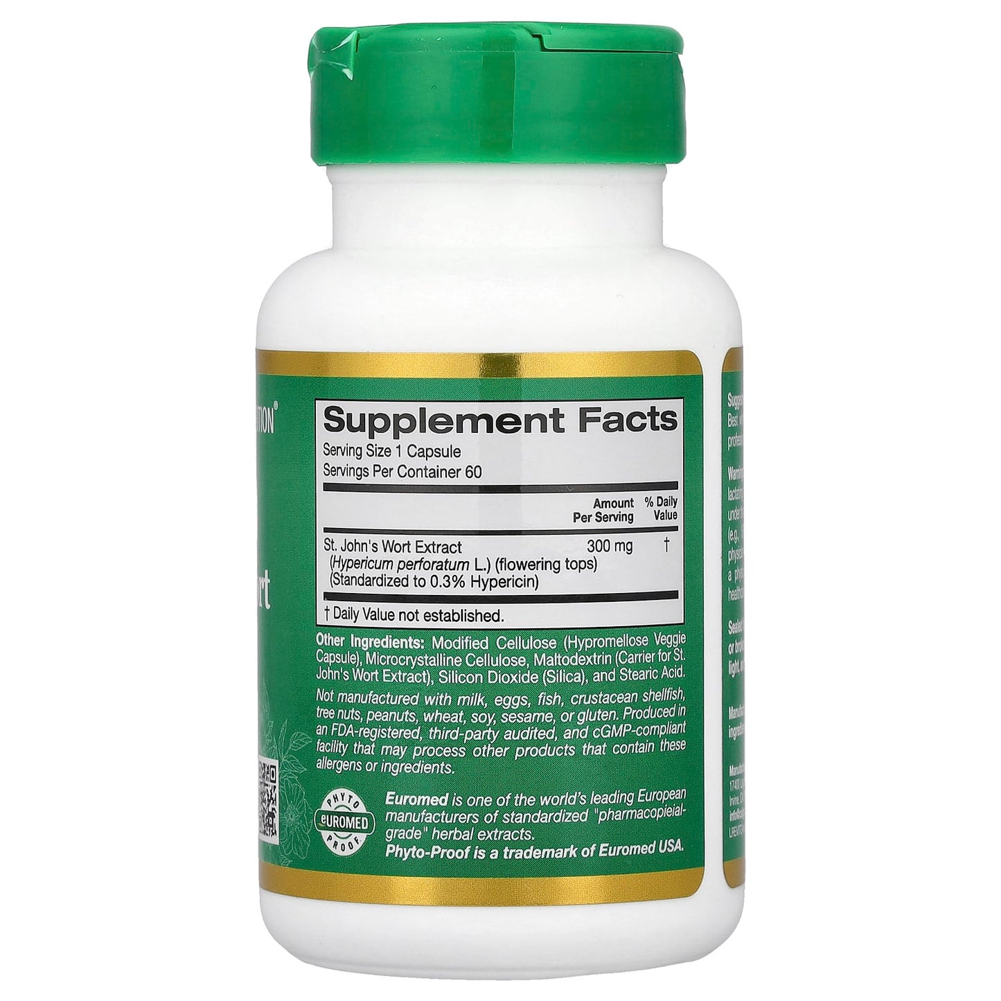 California Gold Nutrition St. John's Wort Supplement for Emotional Balance - Image 2