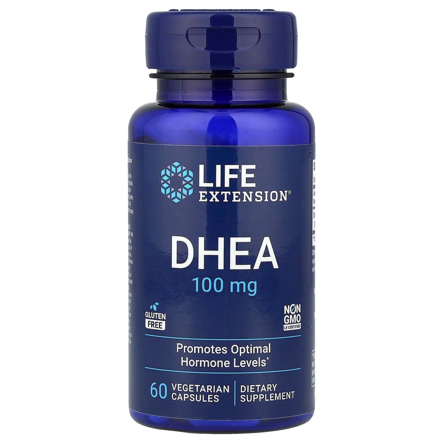 Life Extension, DHEA, 100 mg, 60 Vegetarian Capsules - Image 1