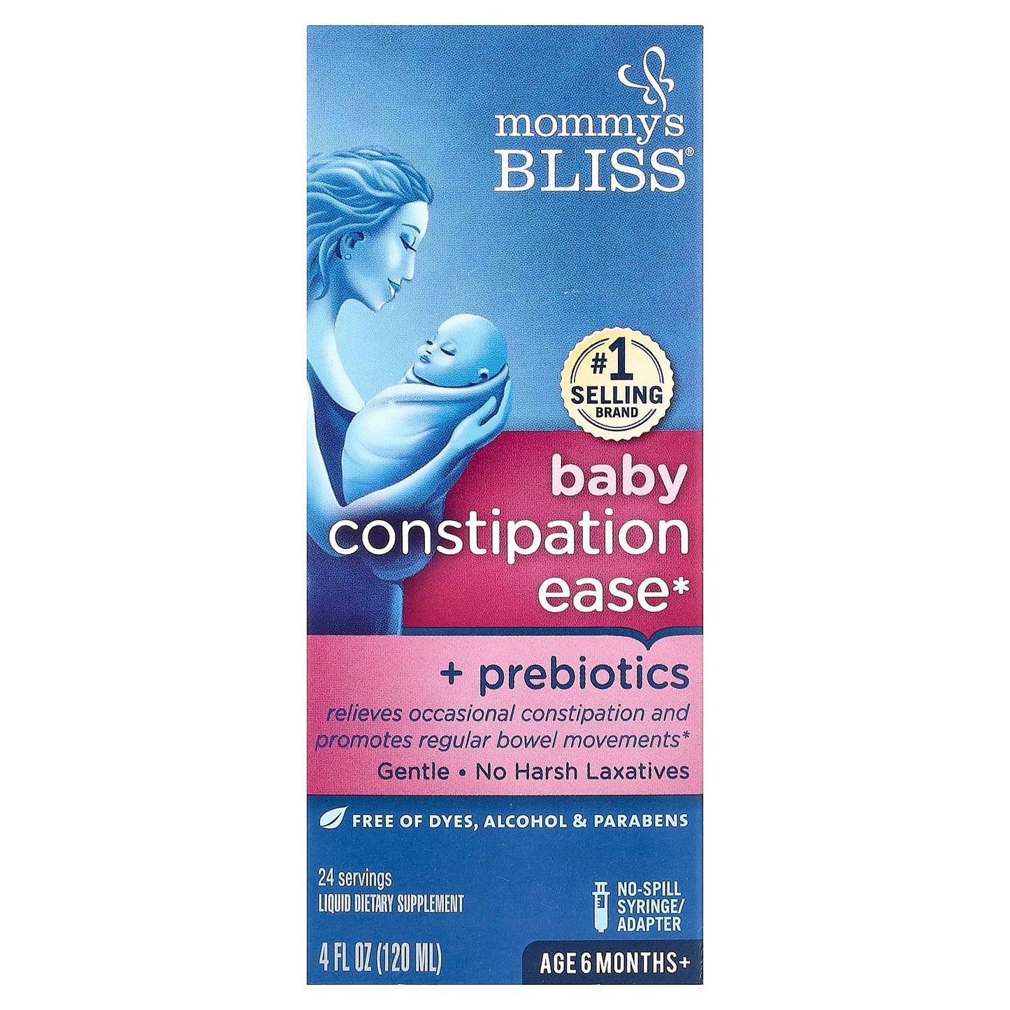 Mommy's Bliss, Baby, Constipation Ease, 6 Months+, 4 fl oz (120 ml) - Image 1