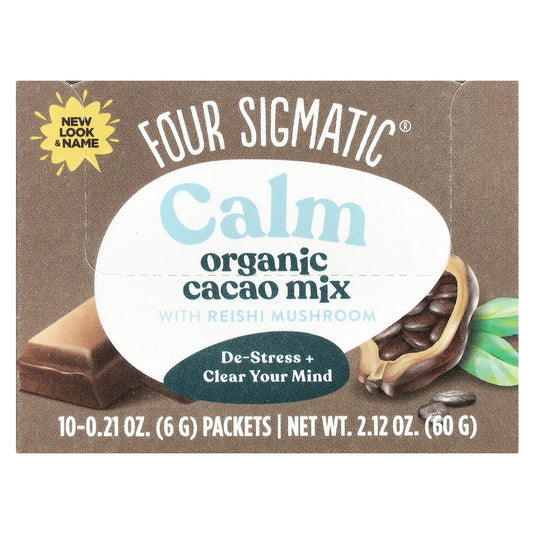 Relax with Four Sigmatic Organic Reishi Cacao Hot Chocolate Mix - Image 1