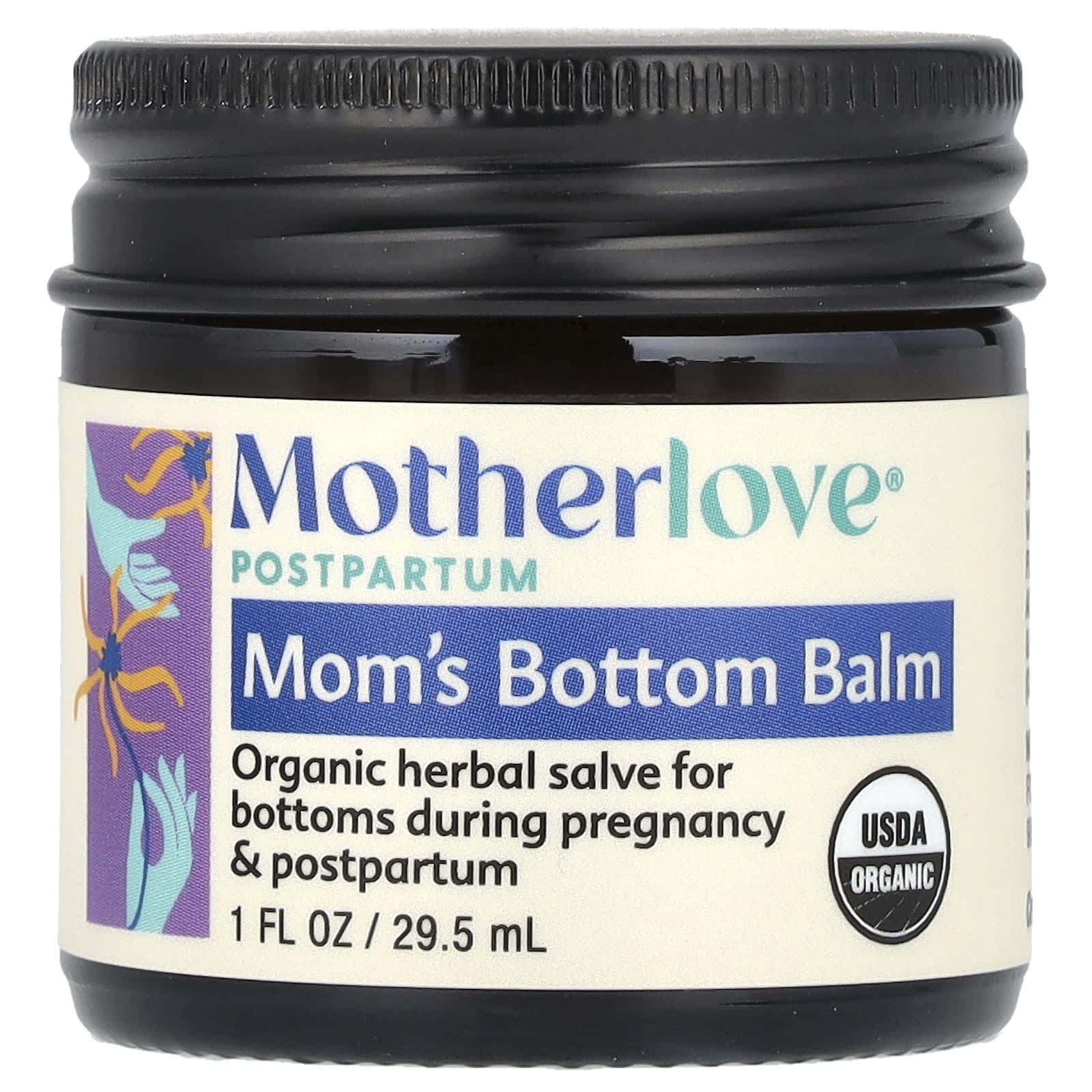 Motherlove, Postpartum, Mom's Bottom Balm , 1 fl oz (29.5 ml) - Image 1