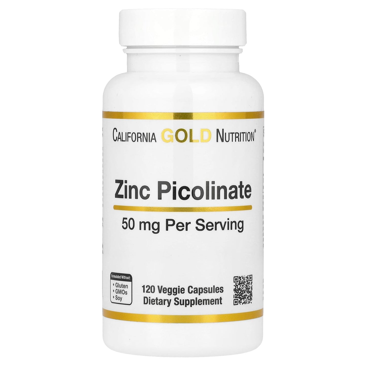 Zinc Picolinate 50mg - Immune Support for Vegans & Vegetarians - Image 1