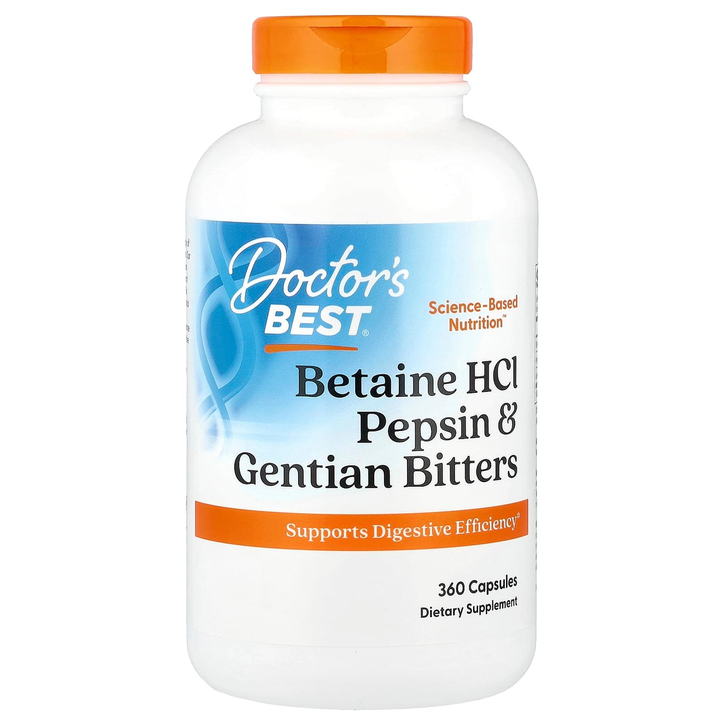 Betaine HCl, Pepsin & Gentian Bitters - Doctor's Best Digestive Formula - Image 1