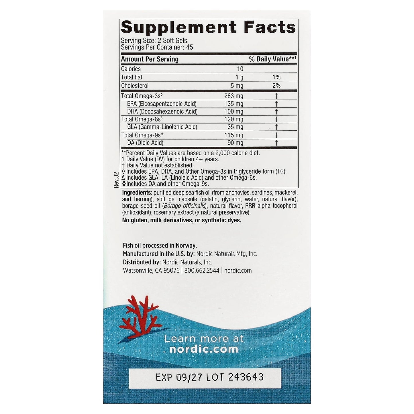 Nordic Naturals, Complete Omega™ Junior, Ages 6+, Lemon, 90 Mini Soft Gels - Image 2