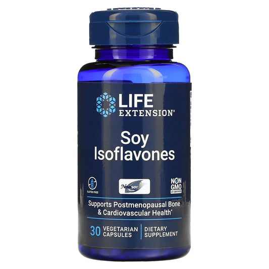Life Extension, Soy Isoflavones, 30 Vegetarian Capsules (135 mg per Capsule)