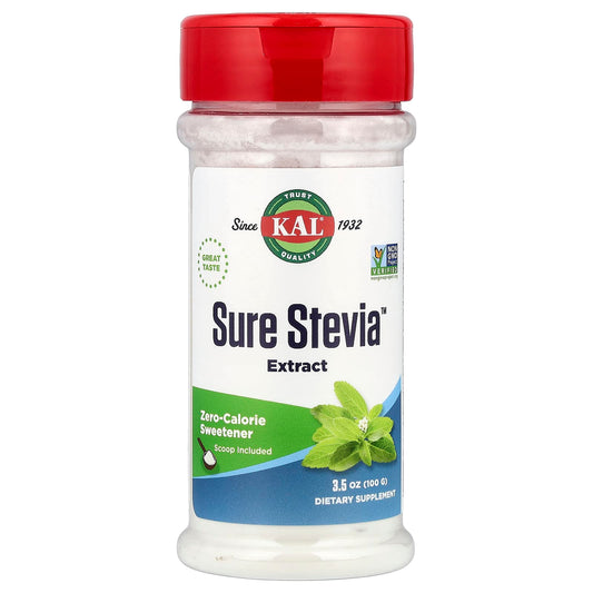 KAL, Sure Stevia™ Extract, 3.5 oz (100 g) - Image 1