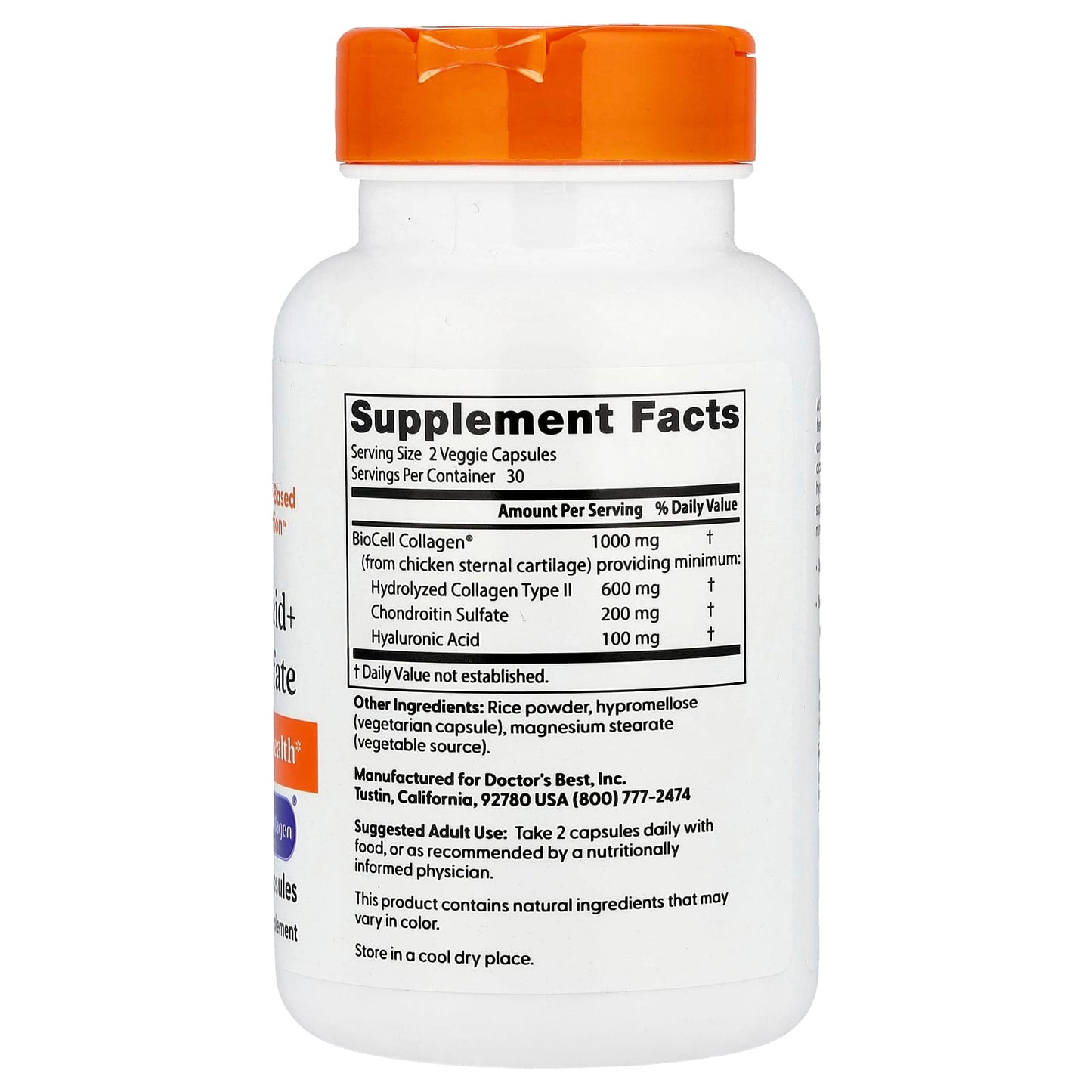 Boost Joint & Skin Health with Doctor's Best Hyaluronic Acid + Chondroitin - Image 2