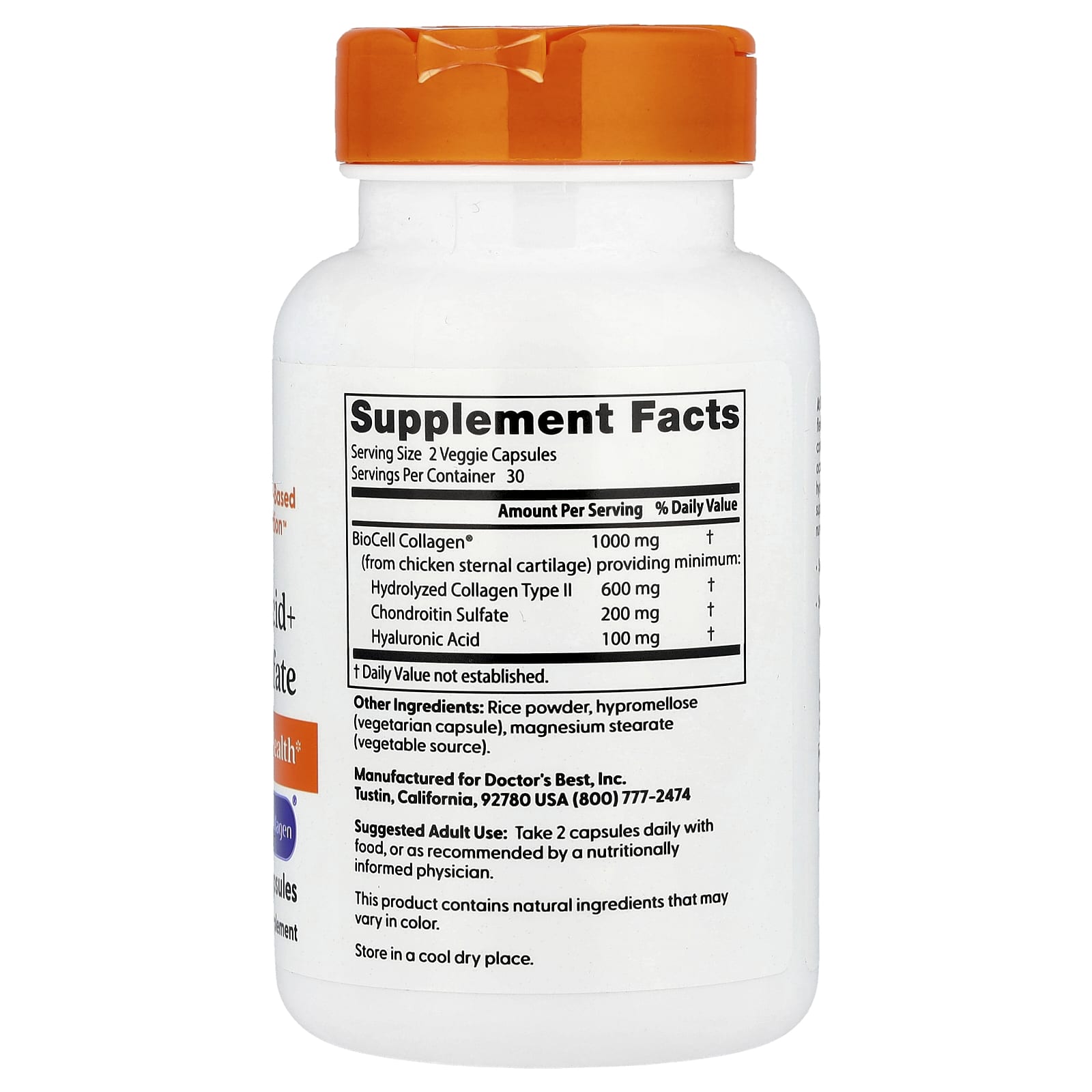 Boost Joint & Skin Health with Doctor's Best Hyaluronic Acid + Chondroitin - Image 2