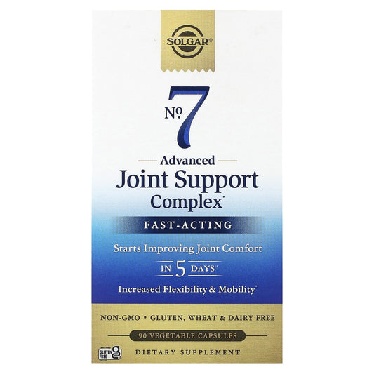 Solgar, No. 7, Advanced Joint Support Complex, 90 Vegetable Capsules - Image 1