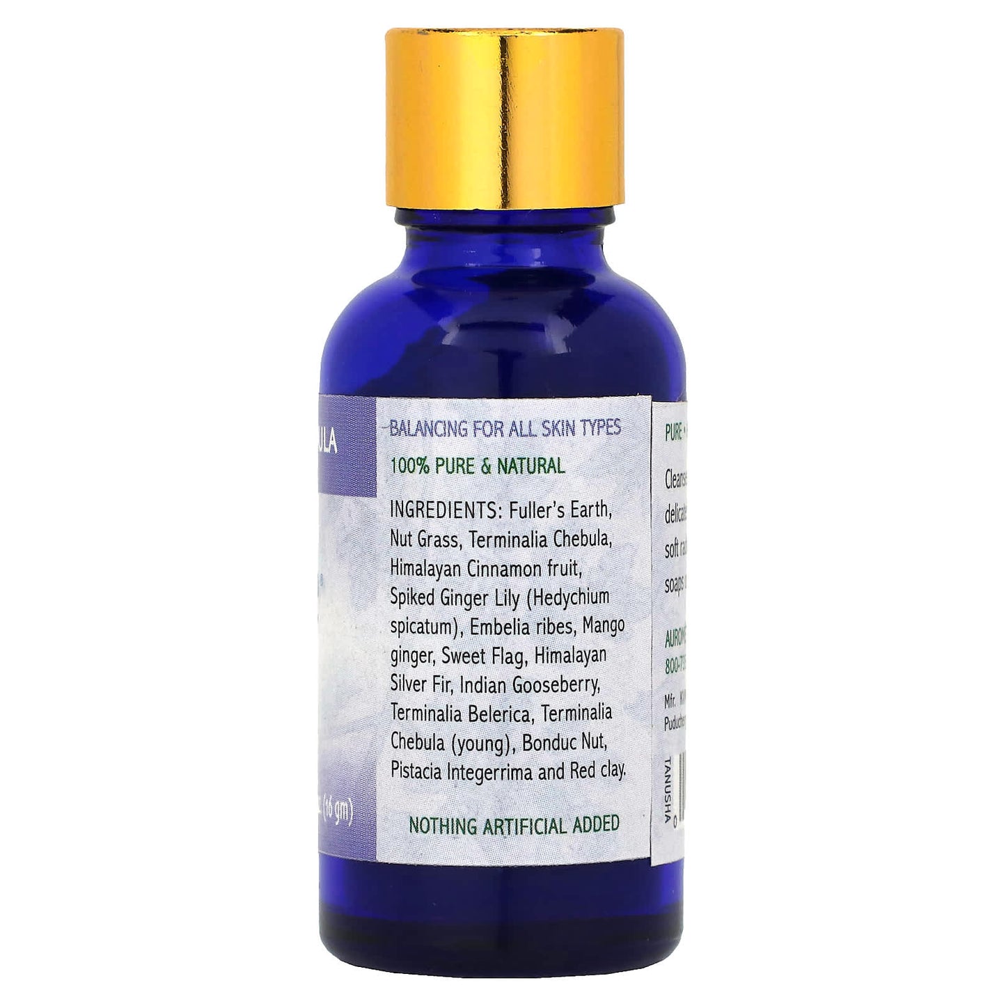 Auromere Natural Exfoliating Face Wash for All Skin Types 0.56 oz - Image 2