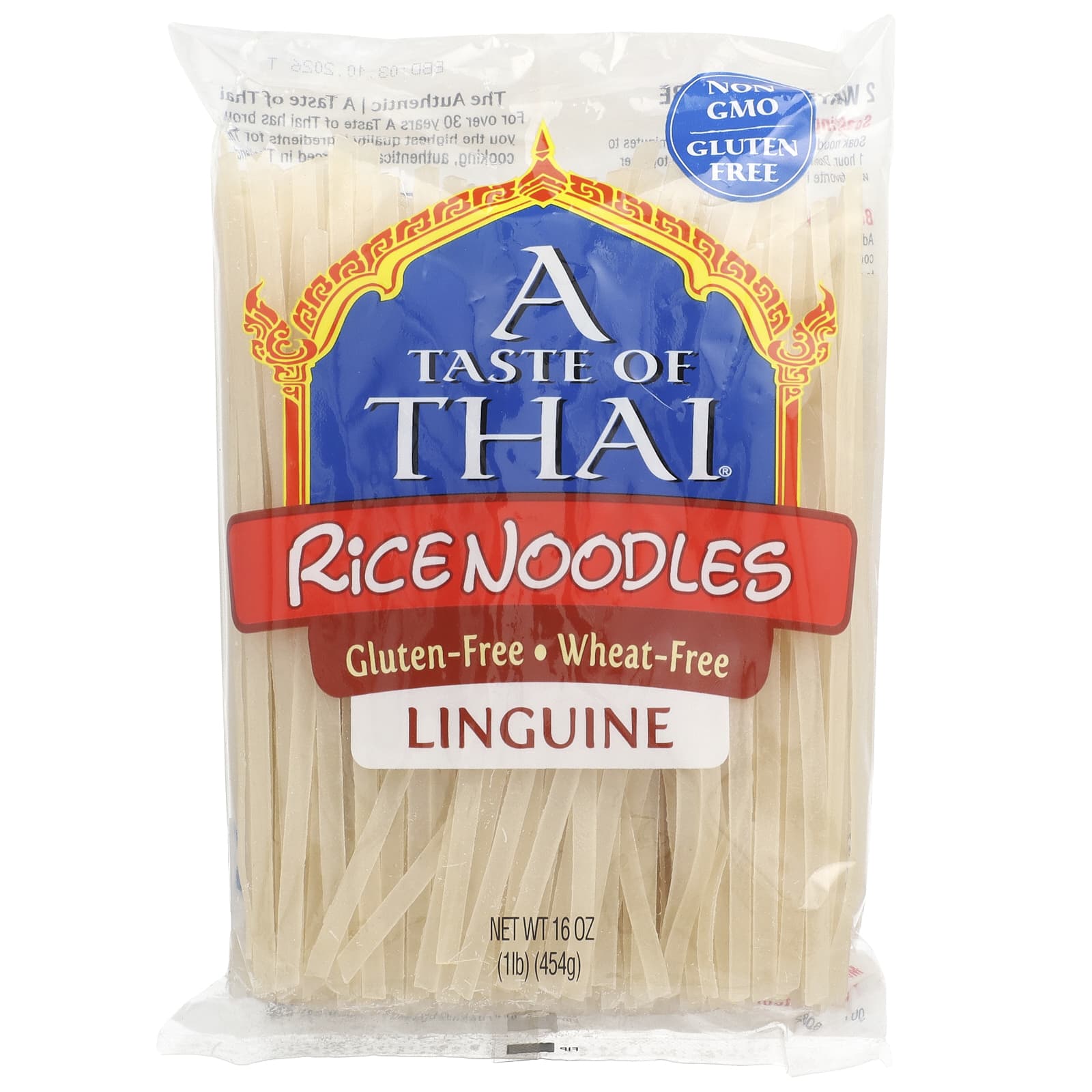 A Taste of Thai Gluten-Free Rice Noodles, 16 oz - Image 1