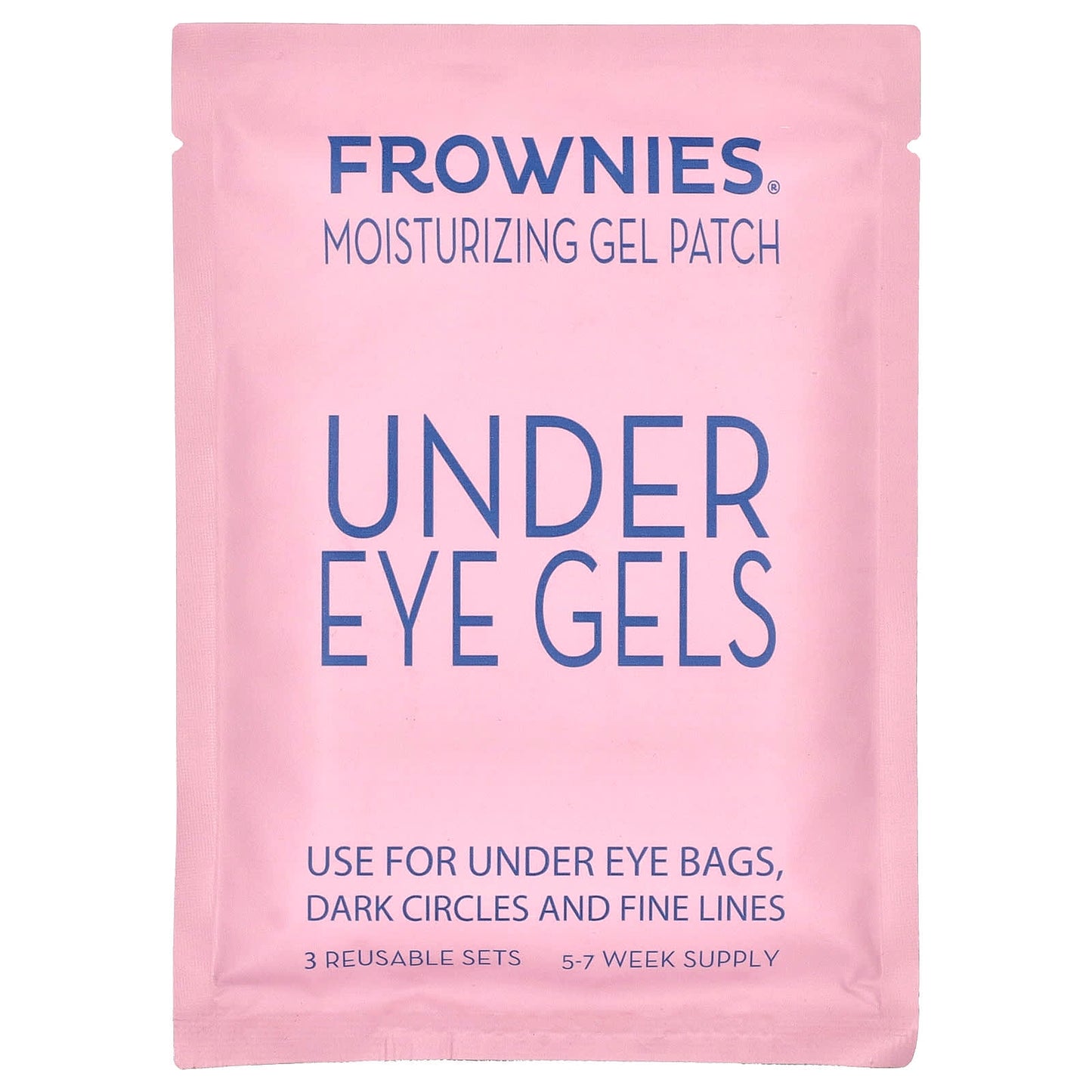 Frownies Under Eye Gels, 3 Reusable Sets for Dark Circles & Puffiness - Image 1