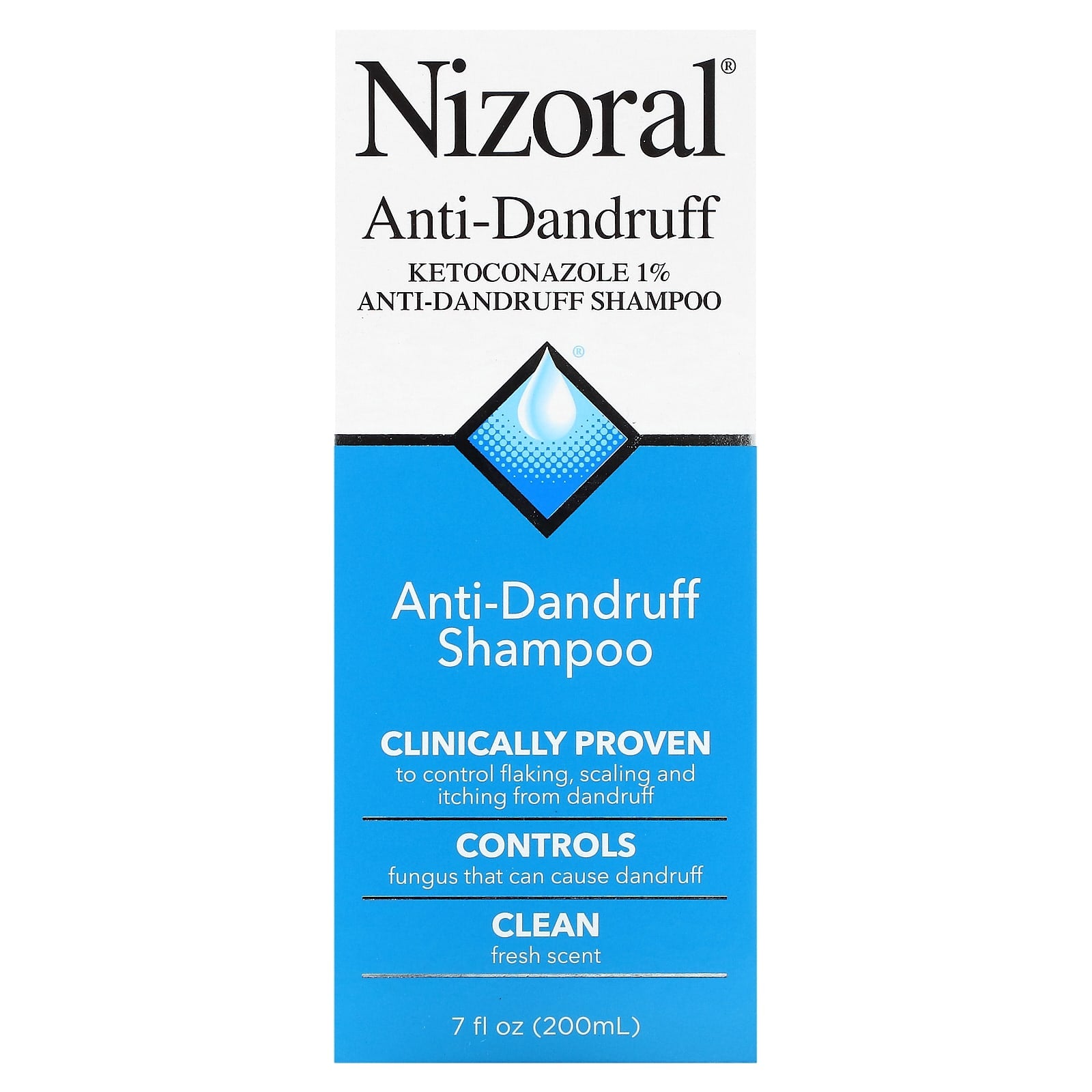 Nizoral, Anti-Dandruff Shampoo, Clean Fresh , 7 fl oz (200 ml) - Image 2