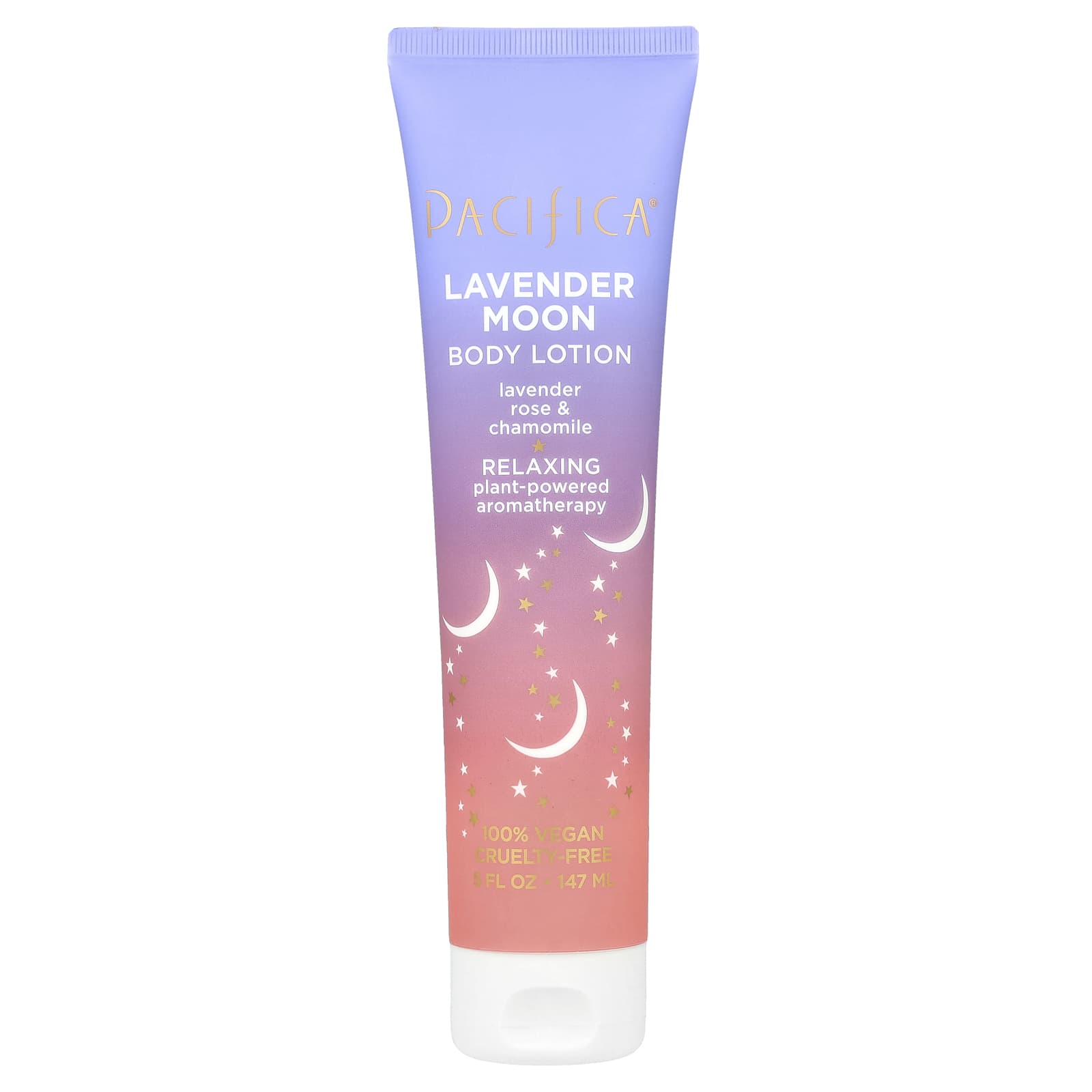 Pacifica, Lavender Moon, Body Lotion, Lavender Rose & Chamomile, 5 fl oz (147 ml) - Image 1