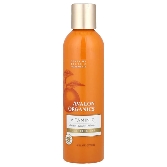 Avalon Organics Vitamin C Cleansing Gel, 6fl oz - Image 1