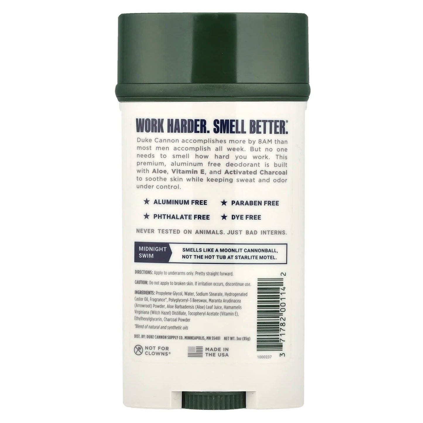 Aluminum-Free Deodorant by Duke Cannon Supply Co. - Midnight Swim - Image 2