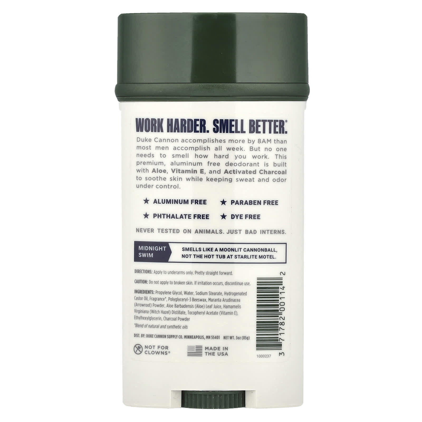 Aluminum-Free Deodorant by Duke Cannon Supply Co. - Midnight Swim - Image 2