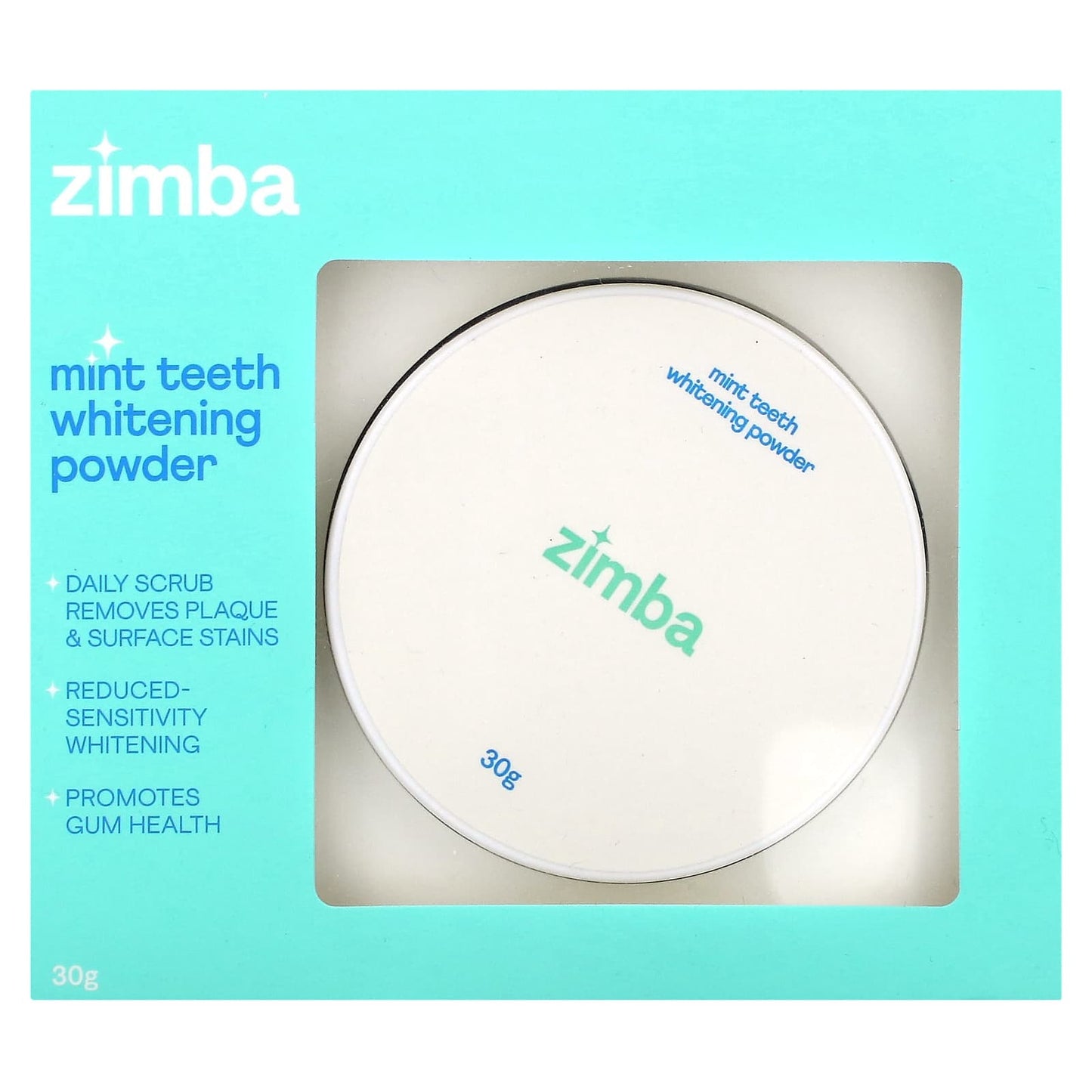 Zimba, Mint Teeth Whitening Powder, 30 g - Image 1